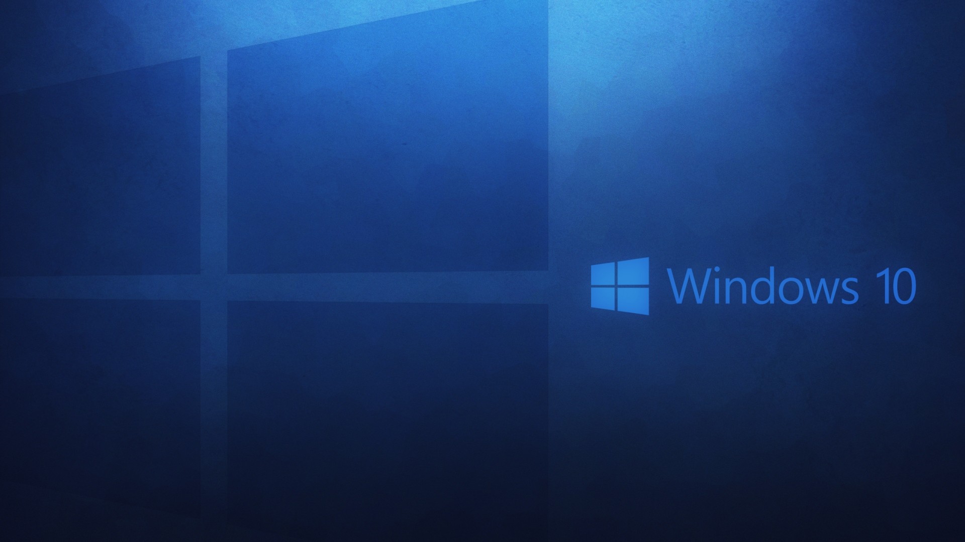 Windows 10, Logo Windows, Blu, Full HD, sfondo per PC