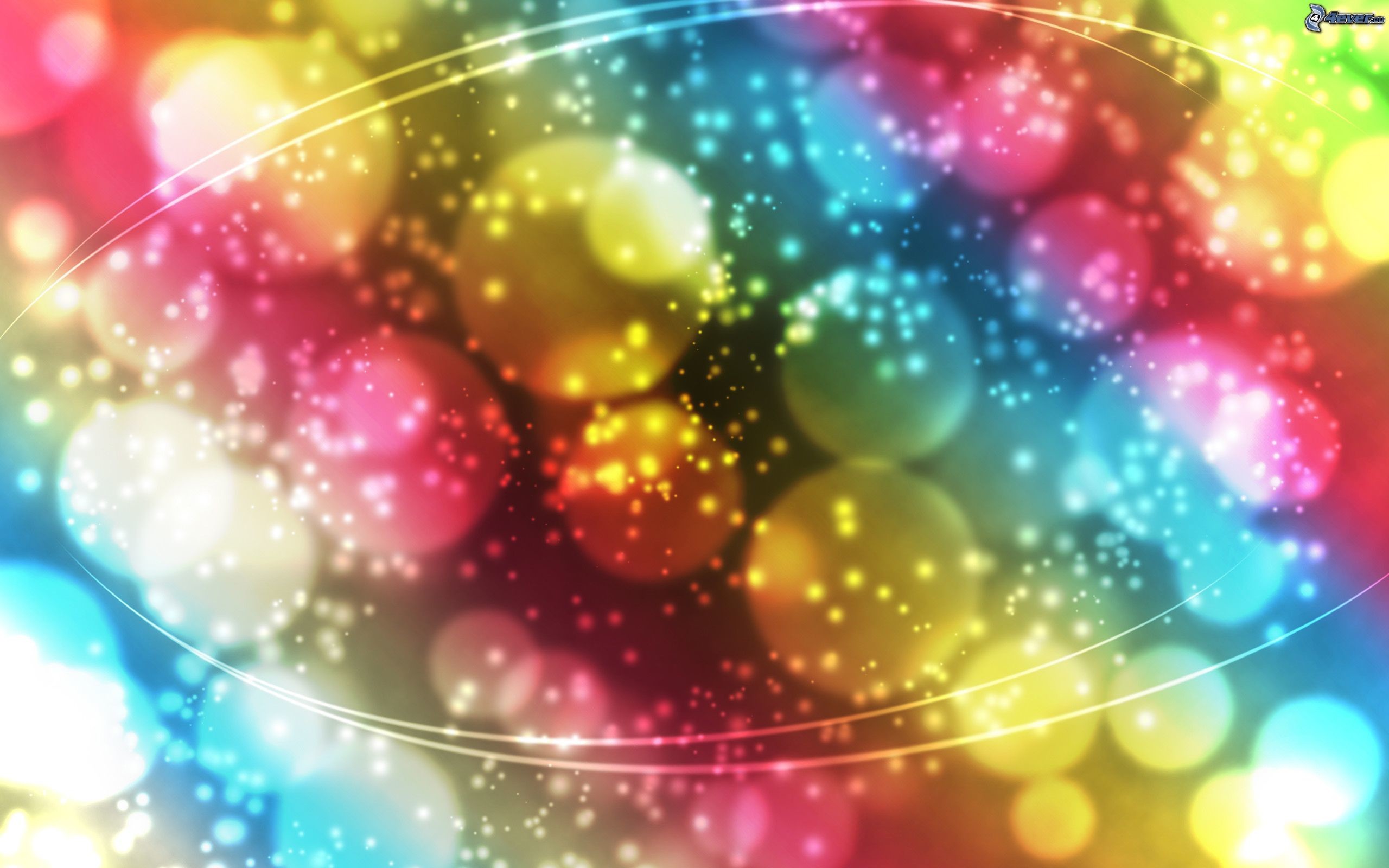 Bokeh, Scintille, Multicolore, 2560x1600, sfondo MacBook Pro