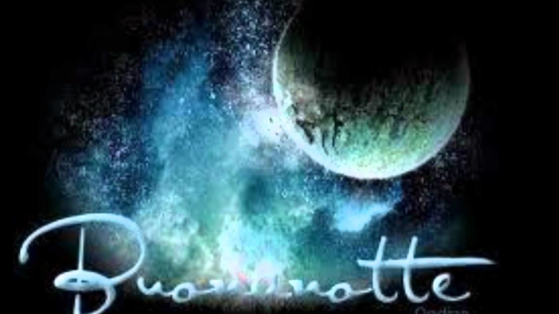 Buonanotte, Scritta, Luna, Nebulosa, Full HD, sfondo per PC