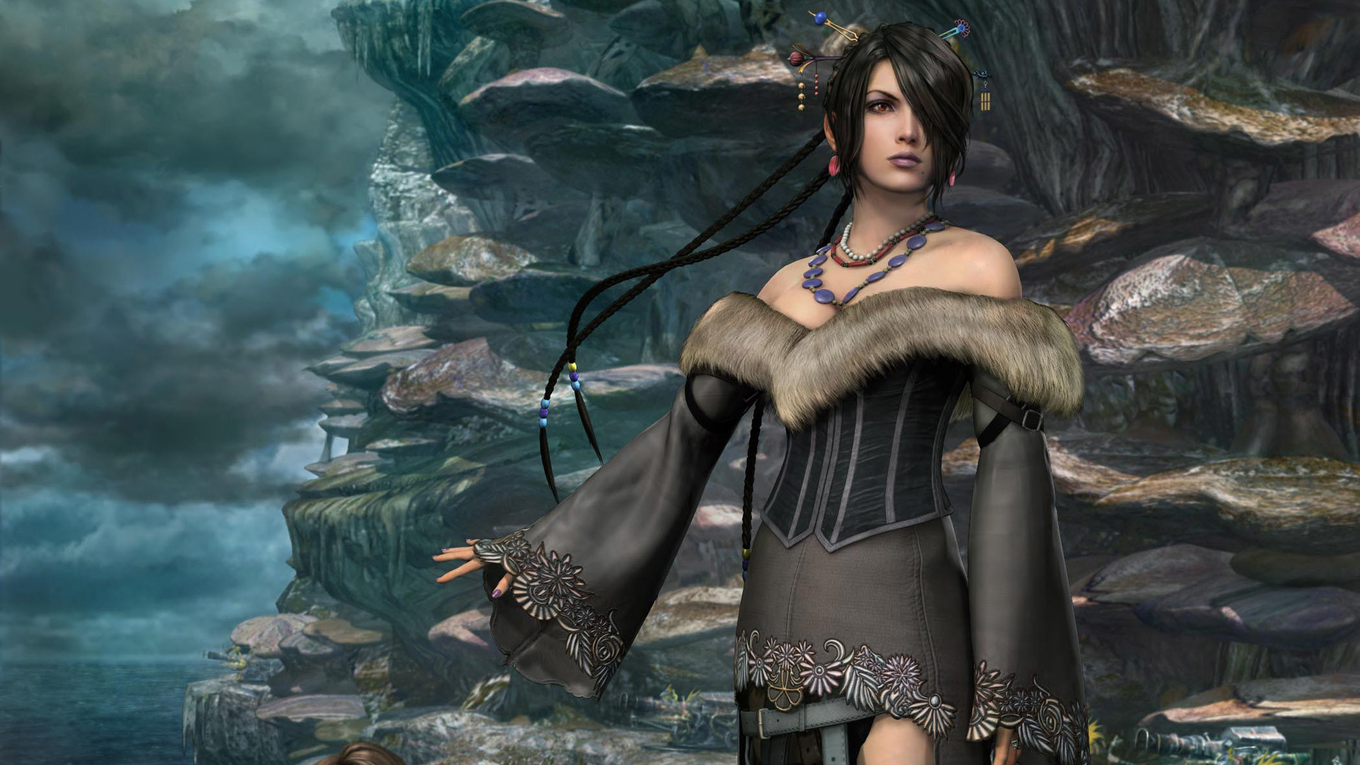 Lulu, Final Fantasy X, Macalania, Ritratto, Full HD, sfondo Windows 11