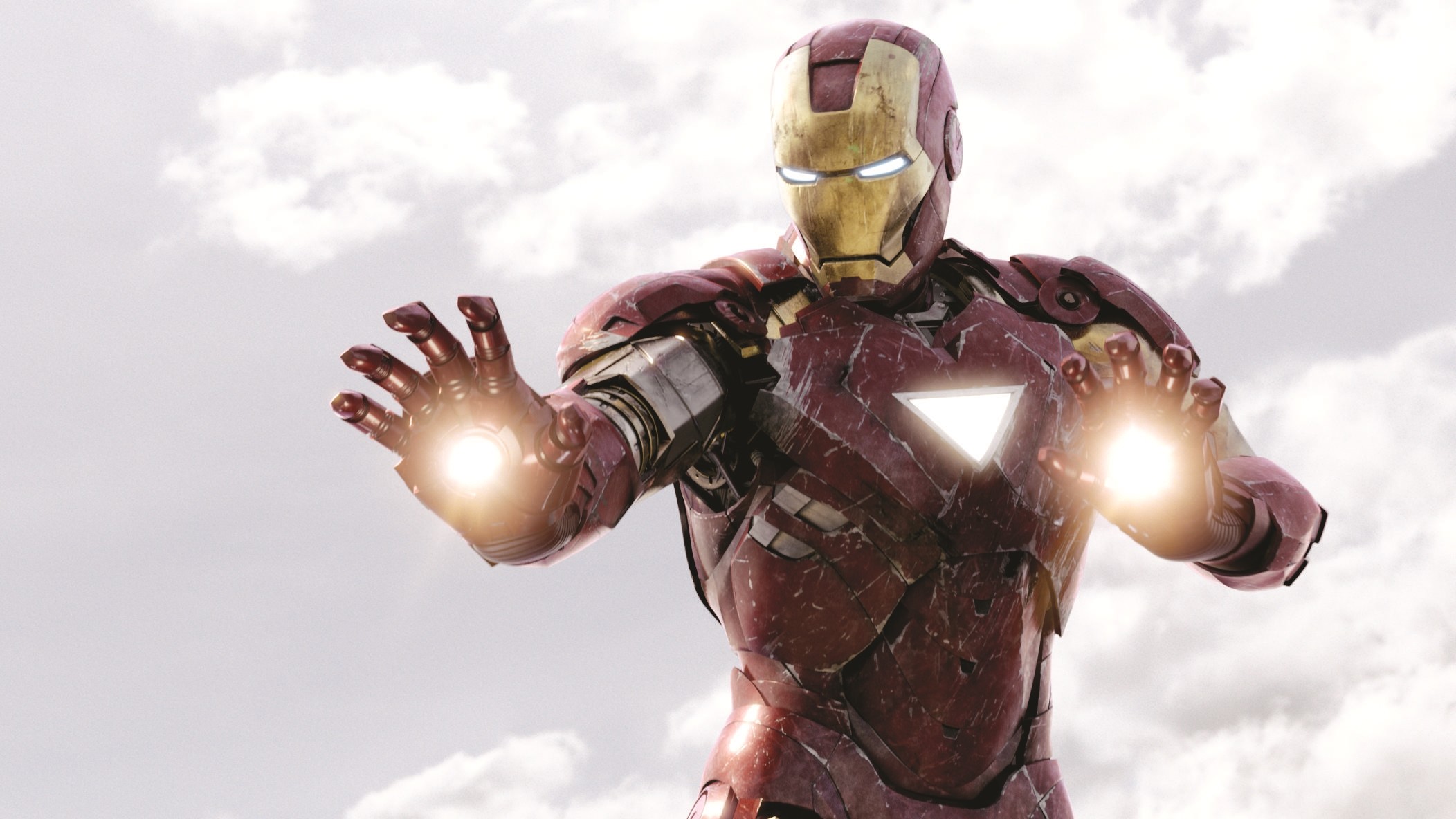 Iron Man, Repulsori, The Avengers, Cielo, 16:9 Full HD, sfondo widescreen