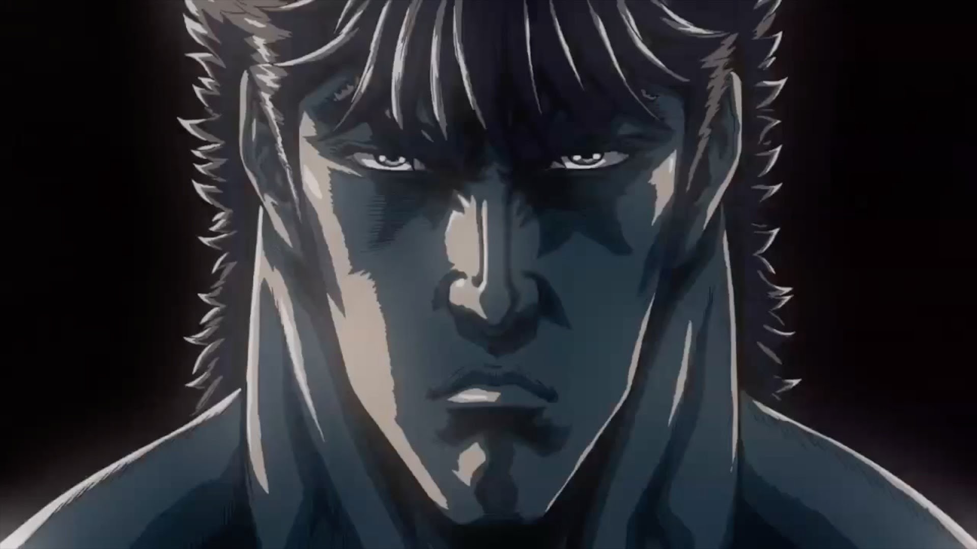 Kenshiro, Ken il guerriero, Primo piano, Toni scuri, 1920x1080, immagine di sfondo