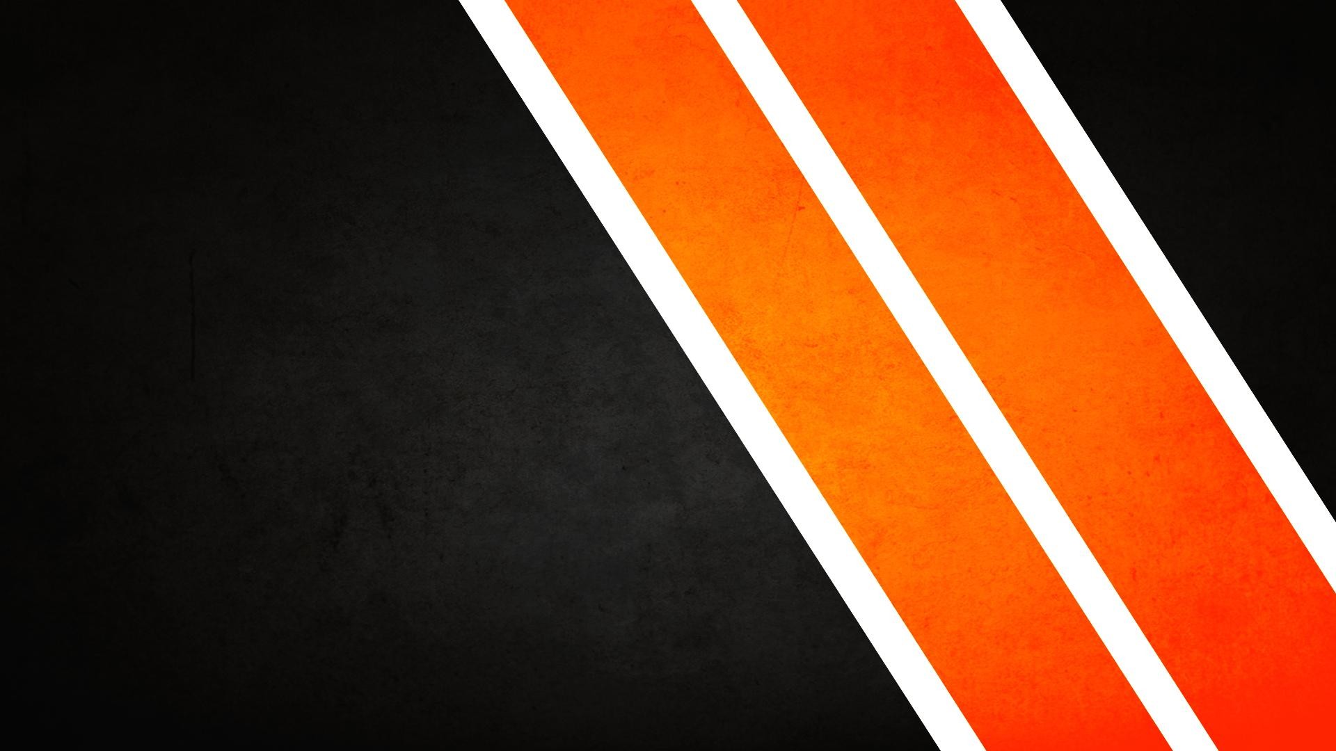Strisce diagonali, Nero e arancione, Minimalista, Full HD, sfondo per portatile