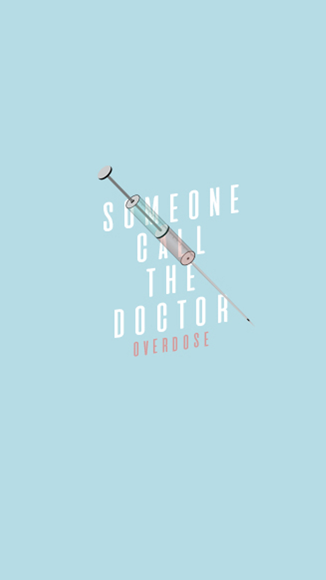 Doctor Who, Cacciavite sonico, Citazione, Azzurro, Minimalismo, wallpaper per iPhone e Android