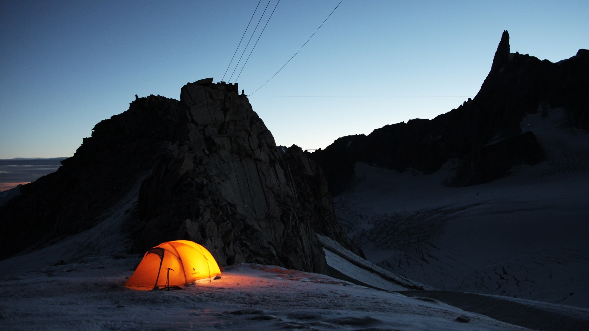Tenda, Campeggio, Rocce, Crepuscolo, Full HD, sfondo per PC e portatile