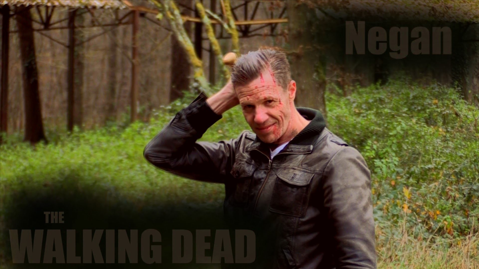 Negan, Fan cast, The Walking Dead, Bosco, Full HD, sfondo per portatile