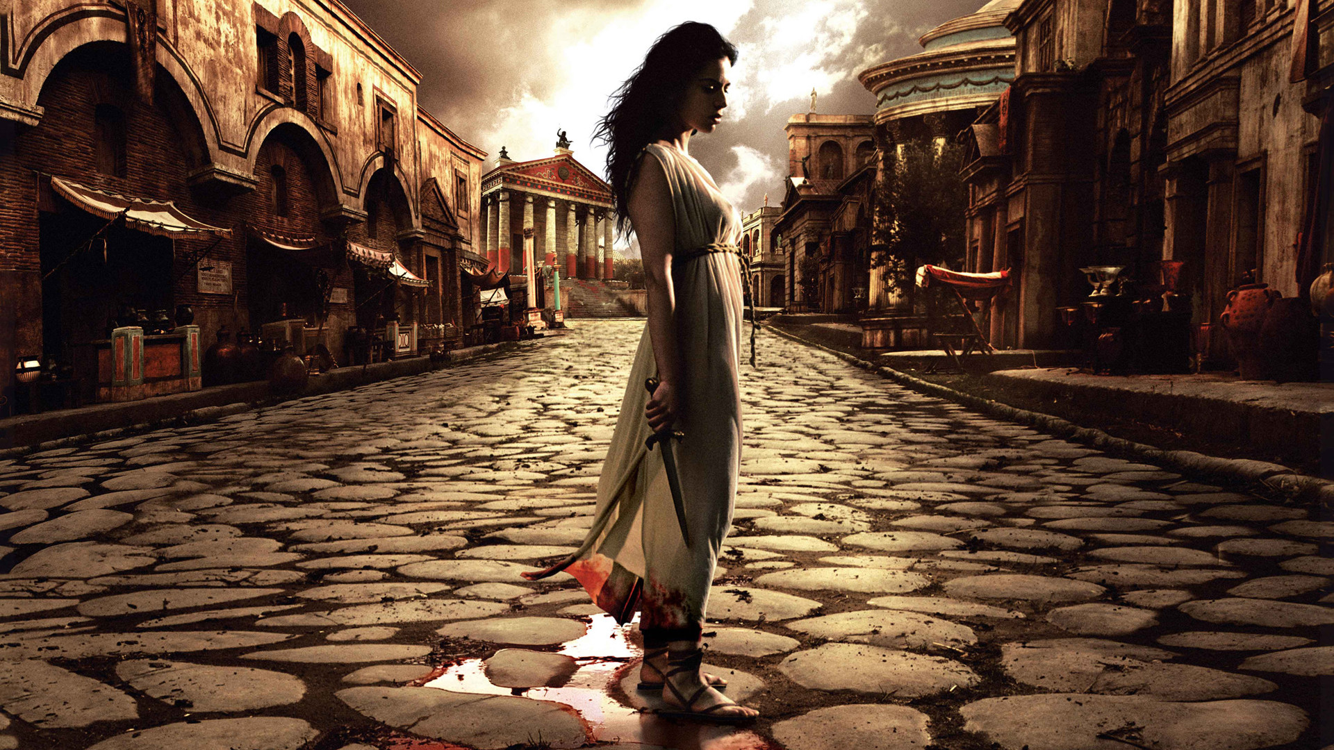Roma (serie TV), Strada lastricata, Roma antica, 1920x1080, sfondo per PC