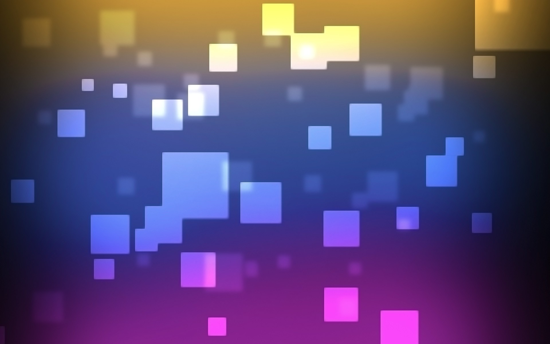 Pixel, Quadrati, Astratto, Bokeh, Viola, Full HD, wallpaper desktop