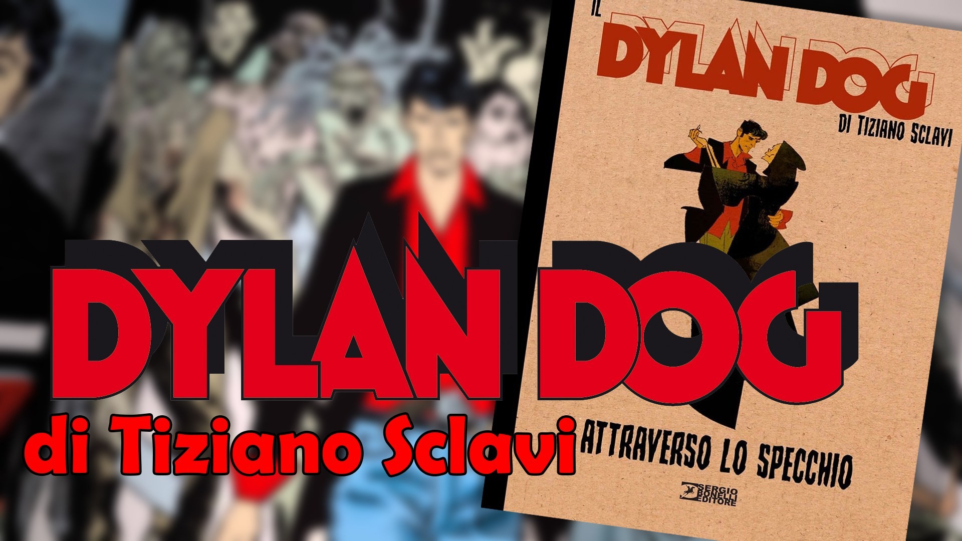 Dylan Dog, Tiziano Sclavi, Attraverso lo specchio, Copertina, Full HD, sfondo per PC