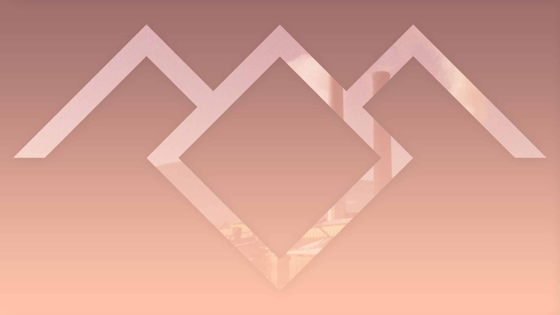 Twin Peaks, Simbolo Owl Cave, Minimalista, Rosa, 1920x1080, immagine di sfondo