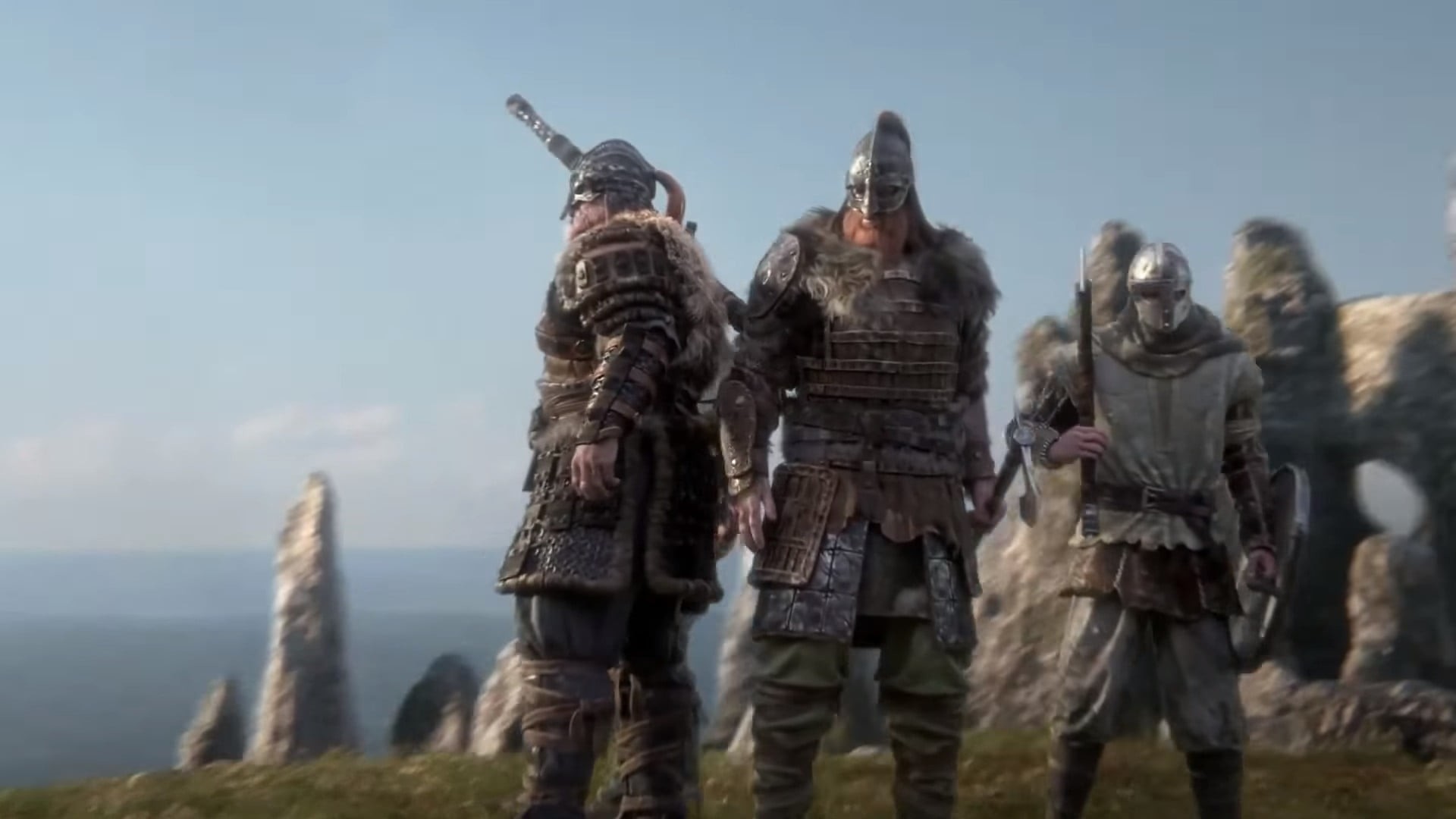 For Honor, Vichinghi, Guerrieri, Scogliere, Full HD, sfondo desktop