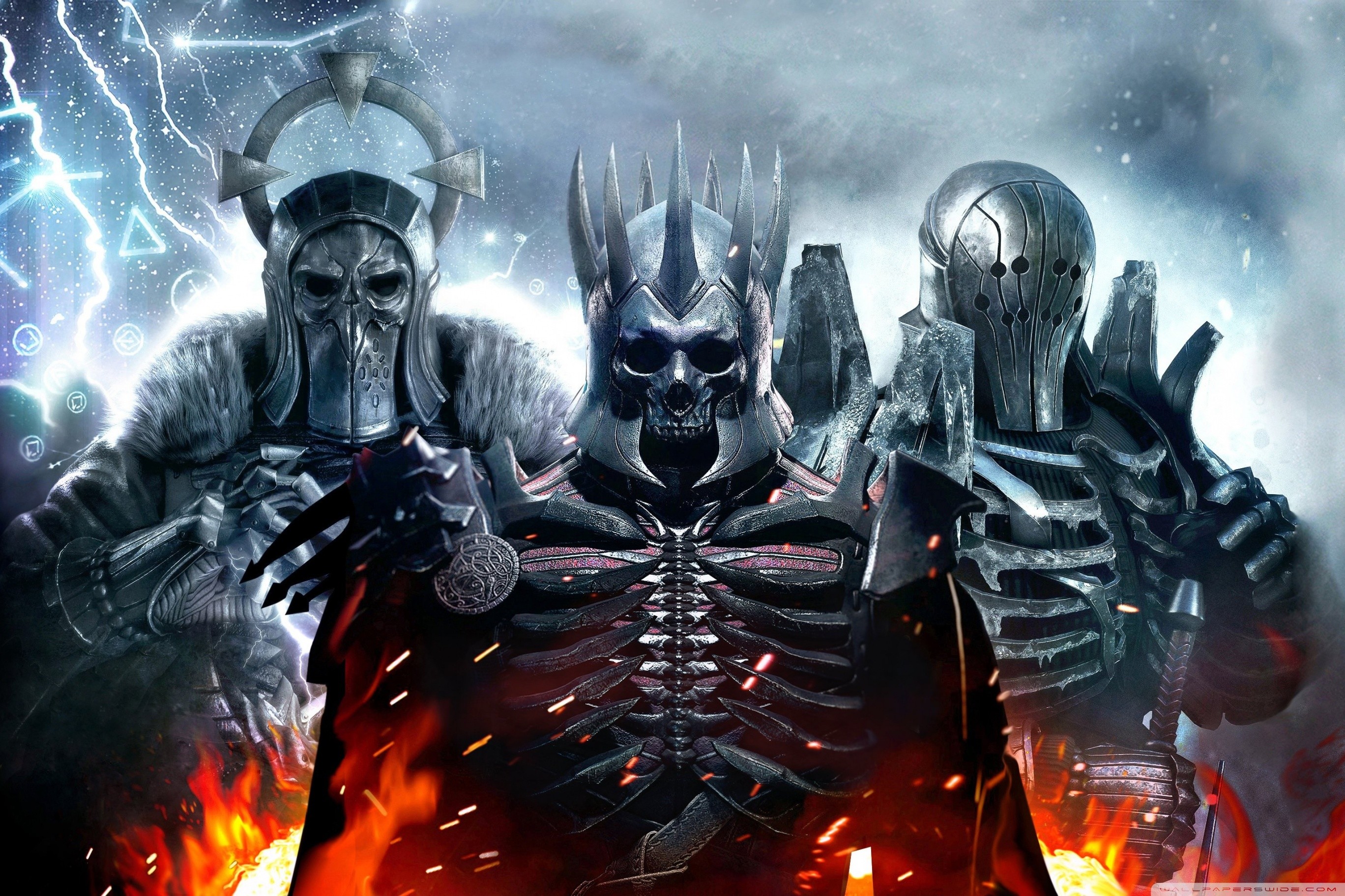 Caccia Selvaggia, Eredin, Imlerith, Caranthir, The Witcher 3: Wild Hunt, Fuoco, sfondo 2K