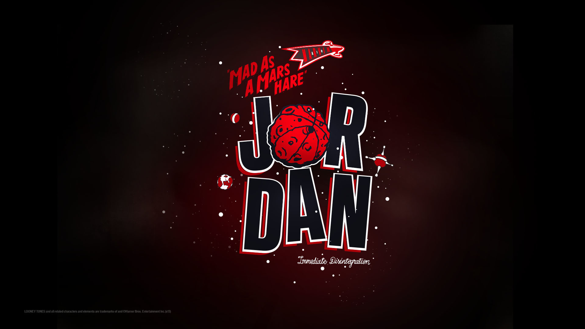 Jordan, Tipografia, Pallone da basket, Sfondo scuro, Full HD, wallpaper desktop