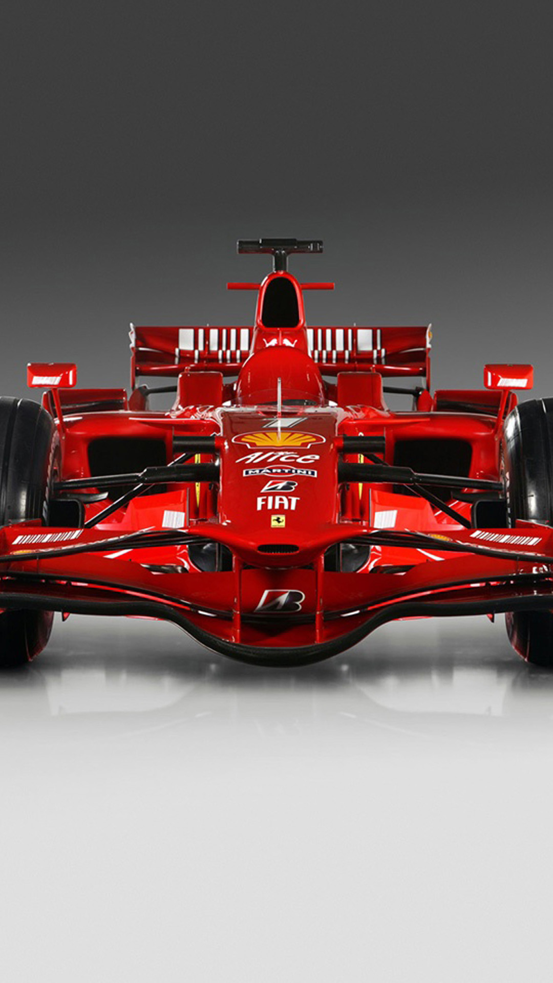 Ferrari F2008, Ferrari, Formula 1, Rosso, sfondo iPhone 6S Full HD