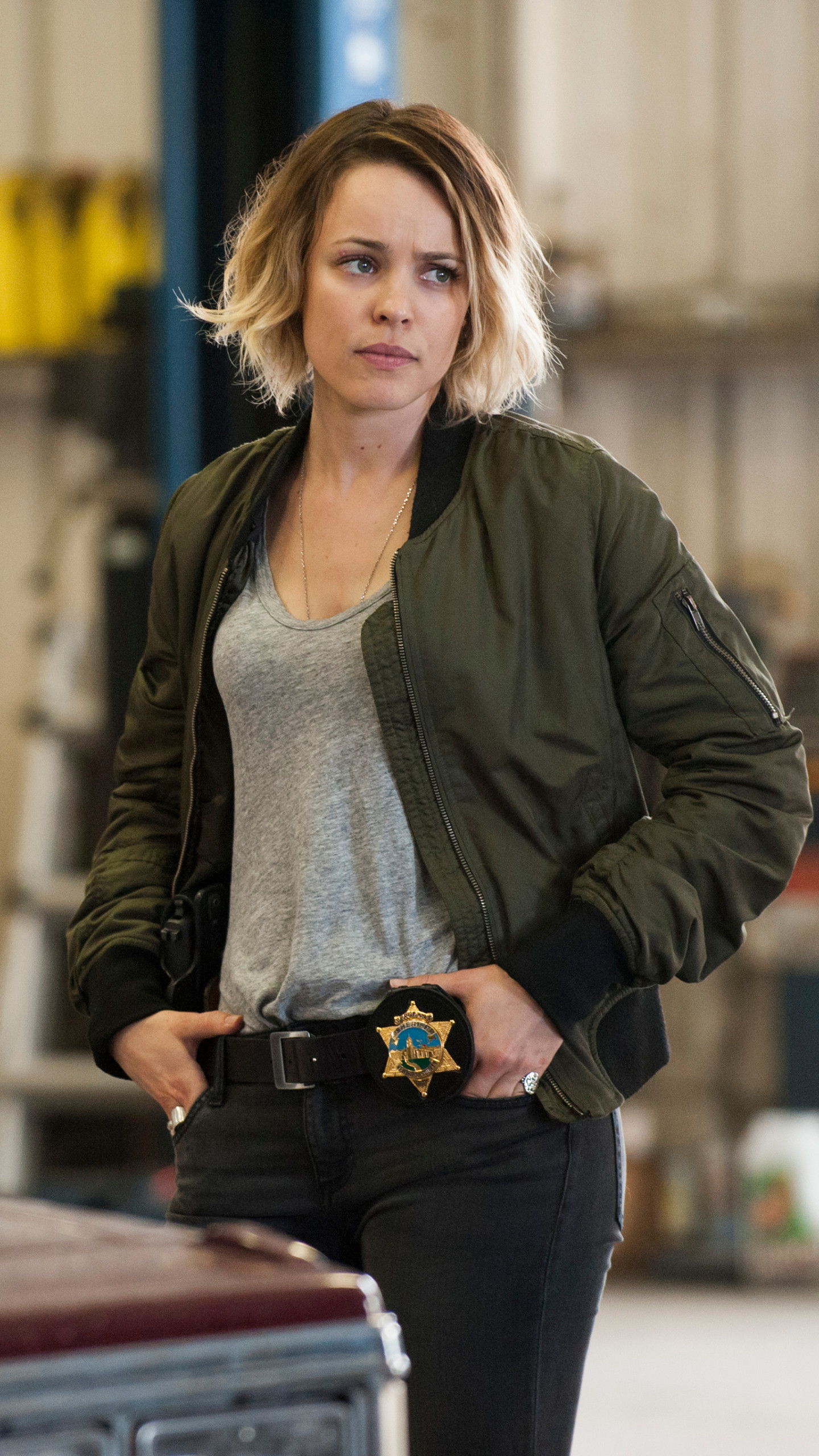 Ani Bezzerides, Rachel McAdams, True Detective, Distintivo, sfondo per iPhone e Android
