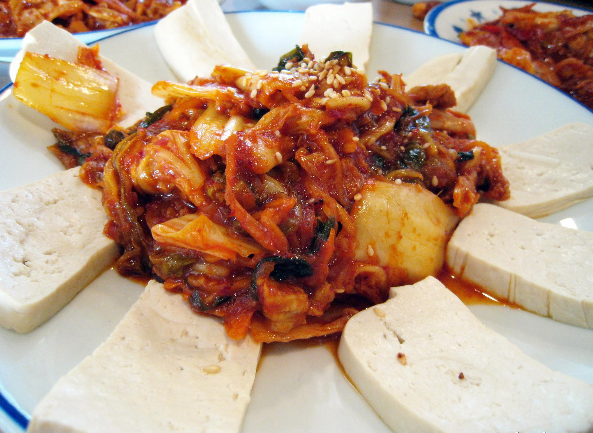Kimchi, Tofu, Dubu kimchi, Cucina coreana, Full HD, sfondo Windows 11