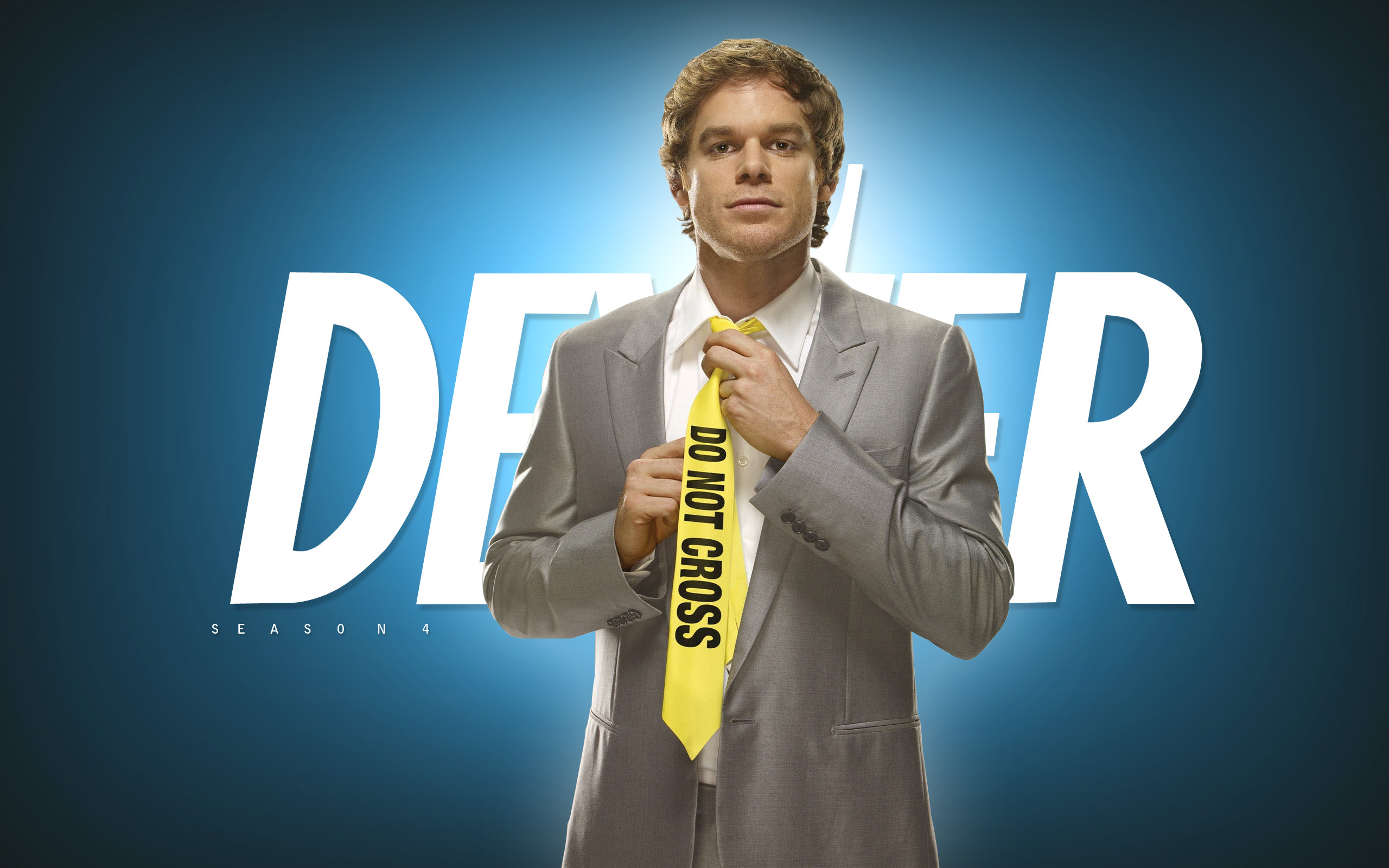 Dexter Morgan, Michael C. Hall, Dexter, Do Not Cross, Cravatta, 2K, sfondo per PC e portatile