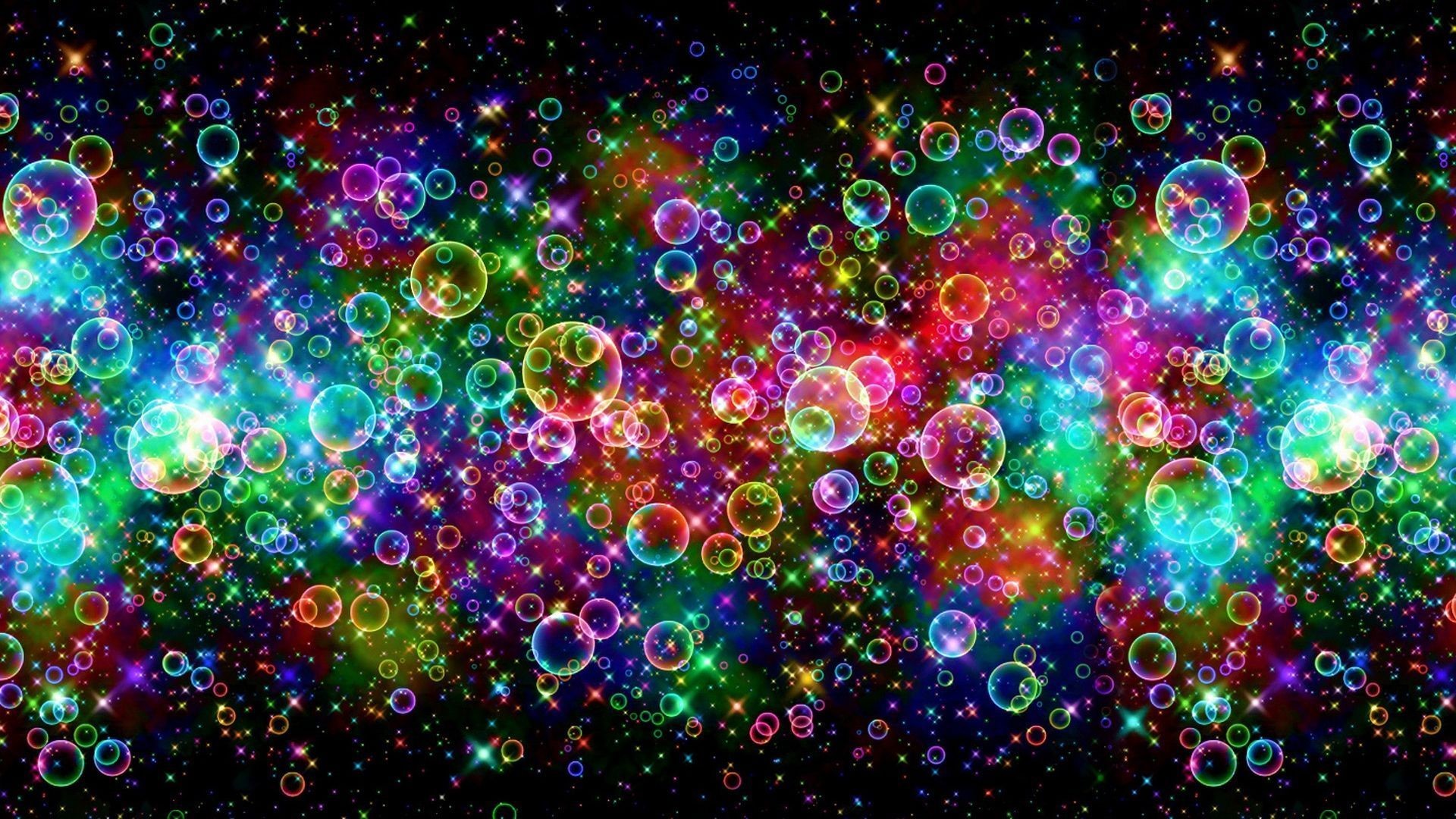 Bolle, Bokeh, Luci, Multicolore, 1920x1080, immagine di sfondo