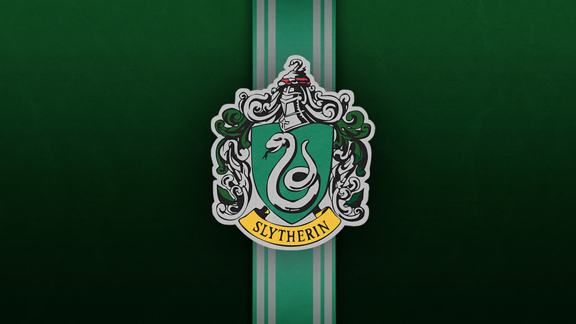 Harry Potter, Serpeverde, Stemma, Serpente, Verde, Full HD, sfondo Windows 11