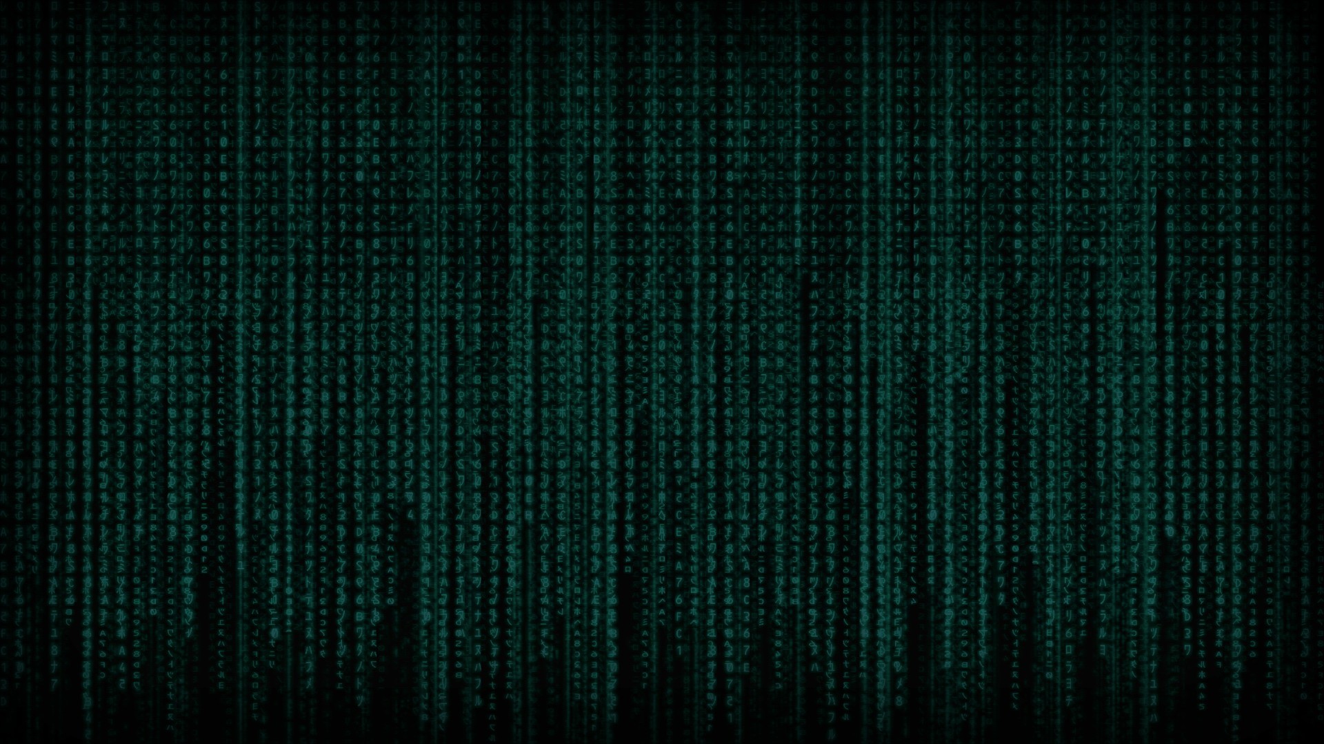 Matrix, Codice digitale, Verde scuro, Full HD, sfondo per portatile