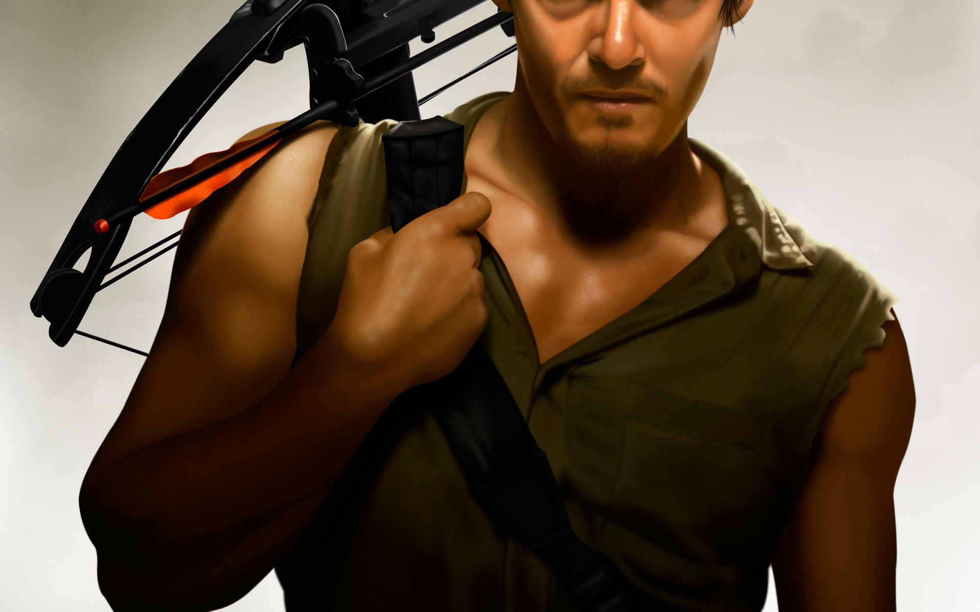 Daryl Dixon, Norman Reedus, The Walking Dead, Balestra, Full HD, sfondo per PC