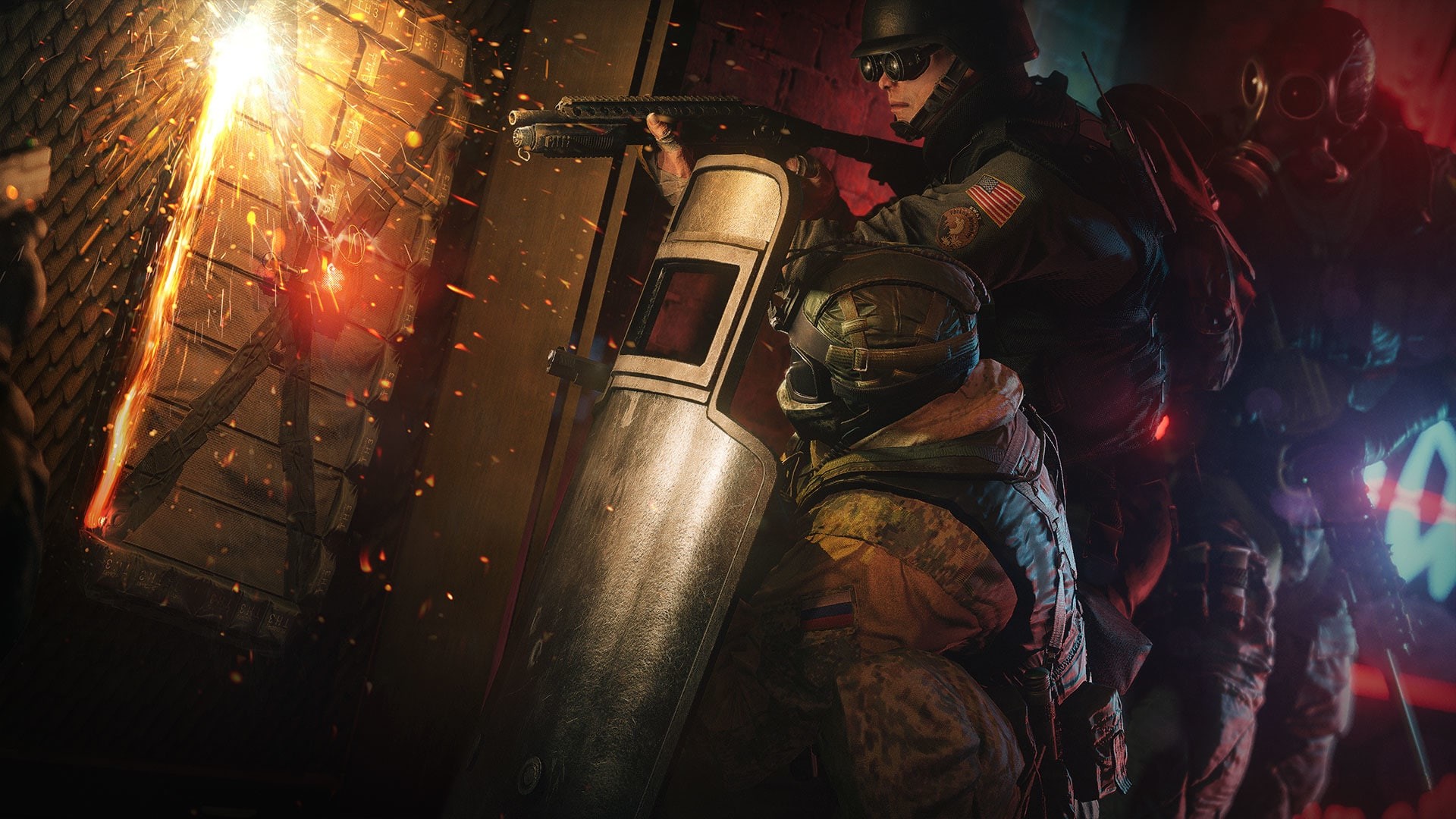 Rainbow Six Siege, Montagne, Scudo, Assalto, Full HD, sfondo desktop
