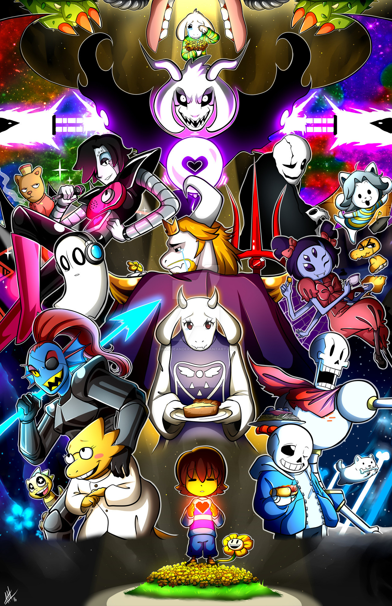 Undertale, Frisk, Toriel, Sans, Papyrus, Personaggi, Full HD, sfondo per smartphone