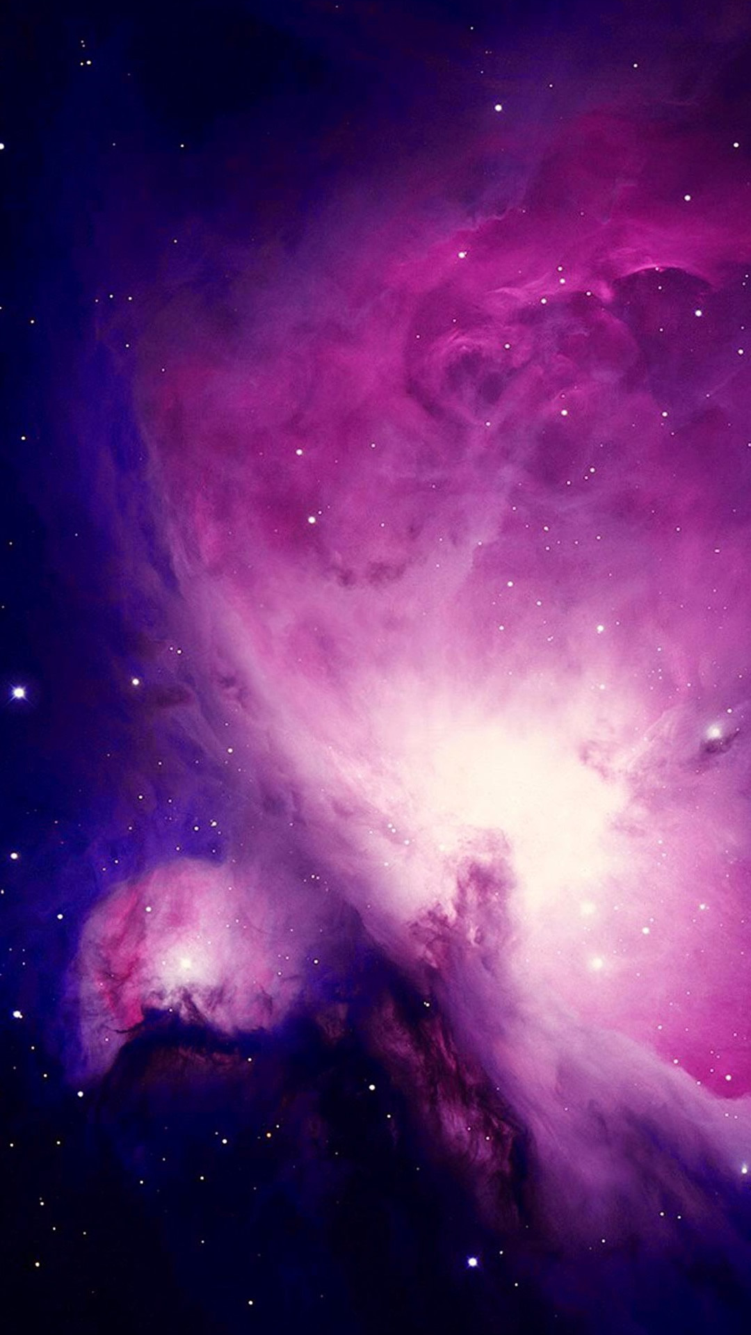 Nebulosa di Orione, Spazio, Rosa, Viola, wallpaper iPhone 6