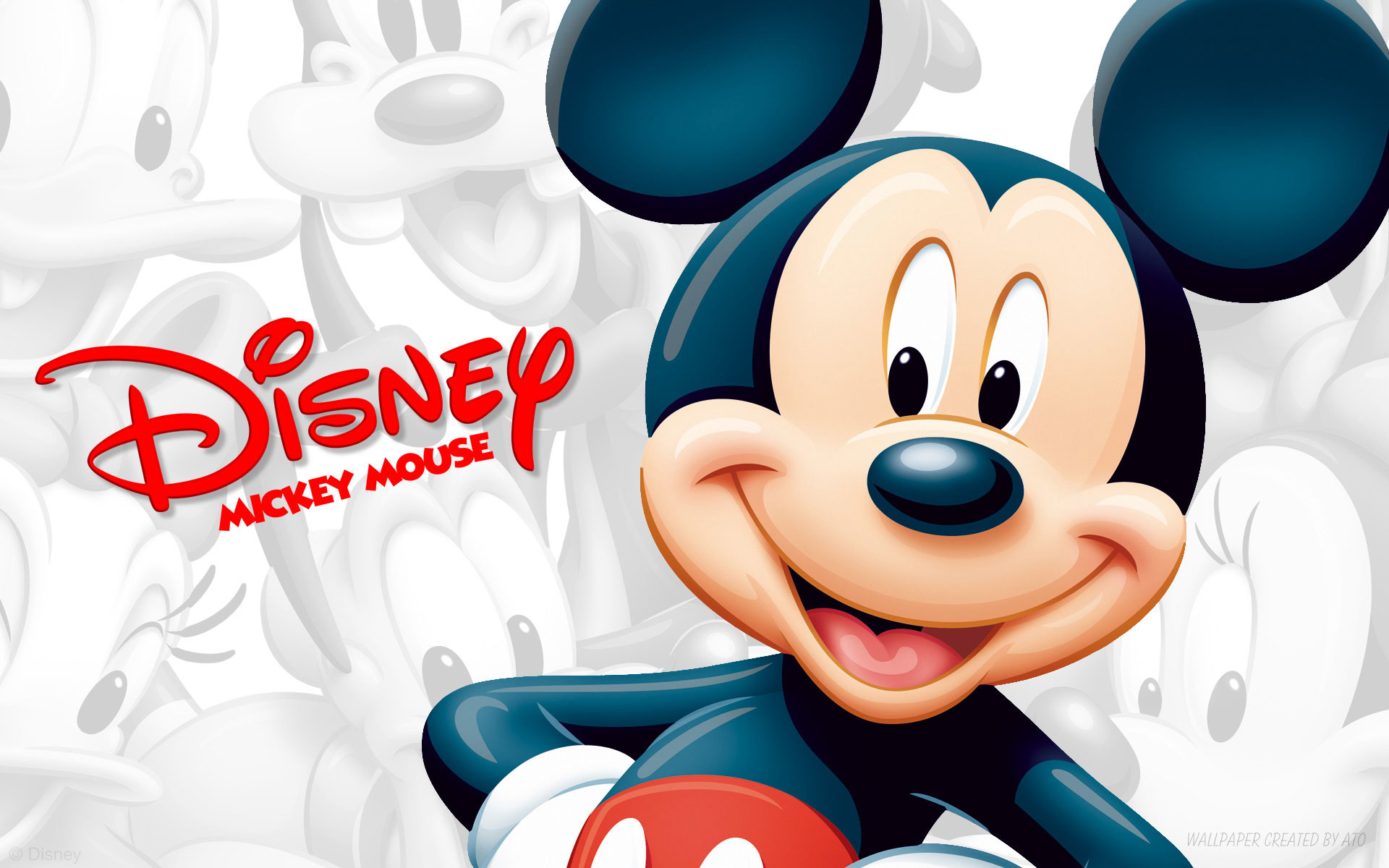 Topolino, Mickey Mouse, Disney, Logo Disney, Sorriso, 1920x1200, sfondo per PC