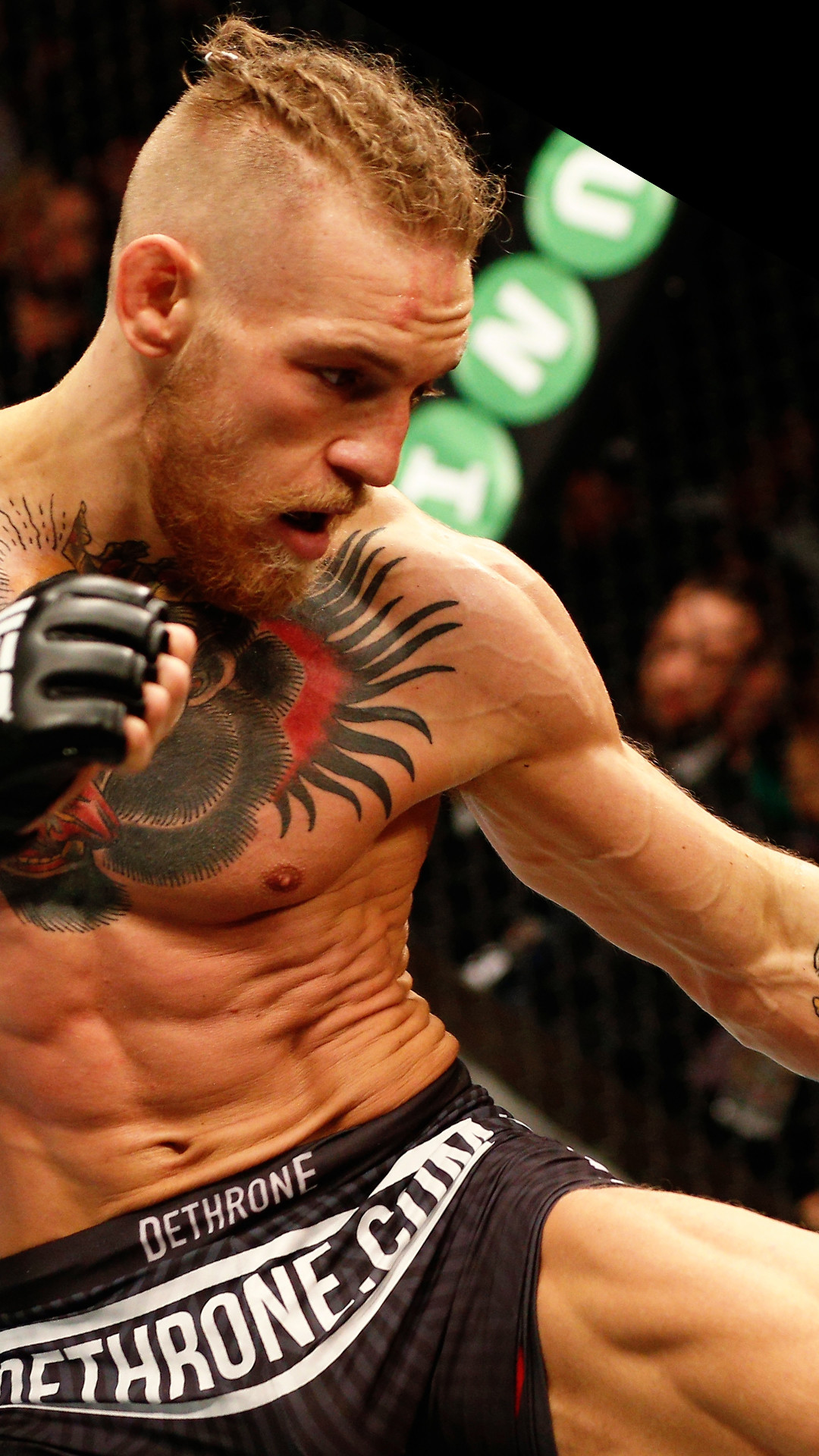 Conor McGregor, UFC, Guantoni MMA, Ottagono, Full HD, sfondo verticale per cellulare