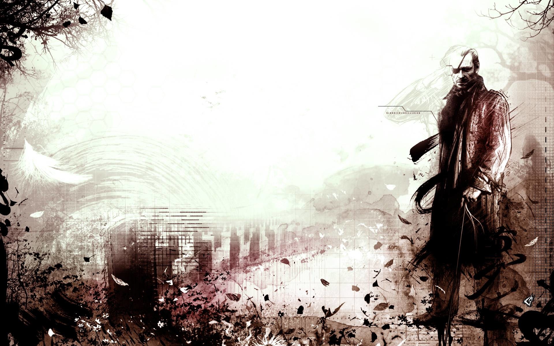 Metal Gear Solid, Revolver Ocelot, Arte digitale, Toni chiari, 1920x1200, sfondo MacBook Pro