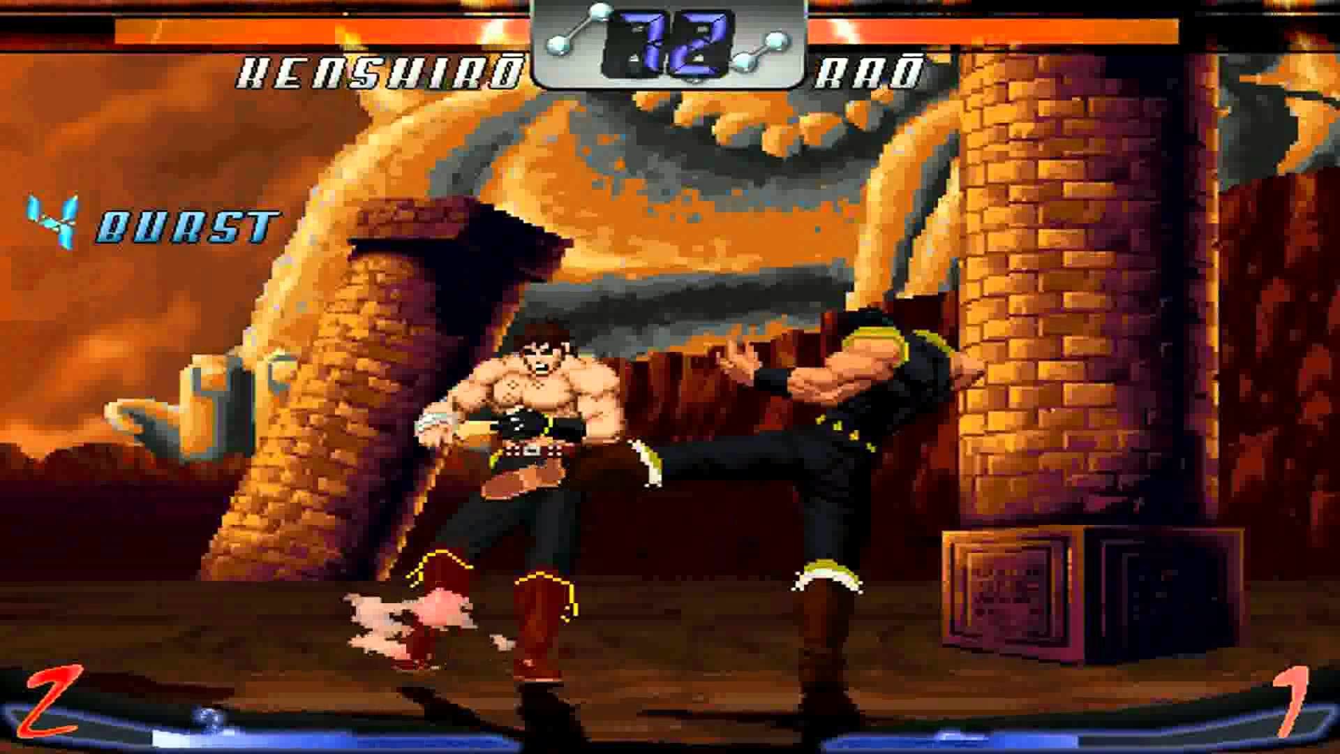 Kenshiro, Ken il guerriero, Videogioco, Pixel art, Combattimento, sfondo Full HD per computer