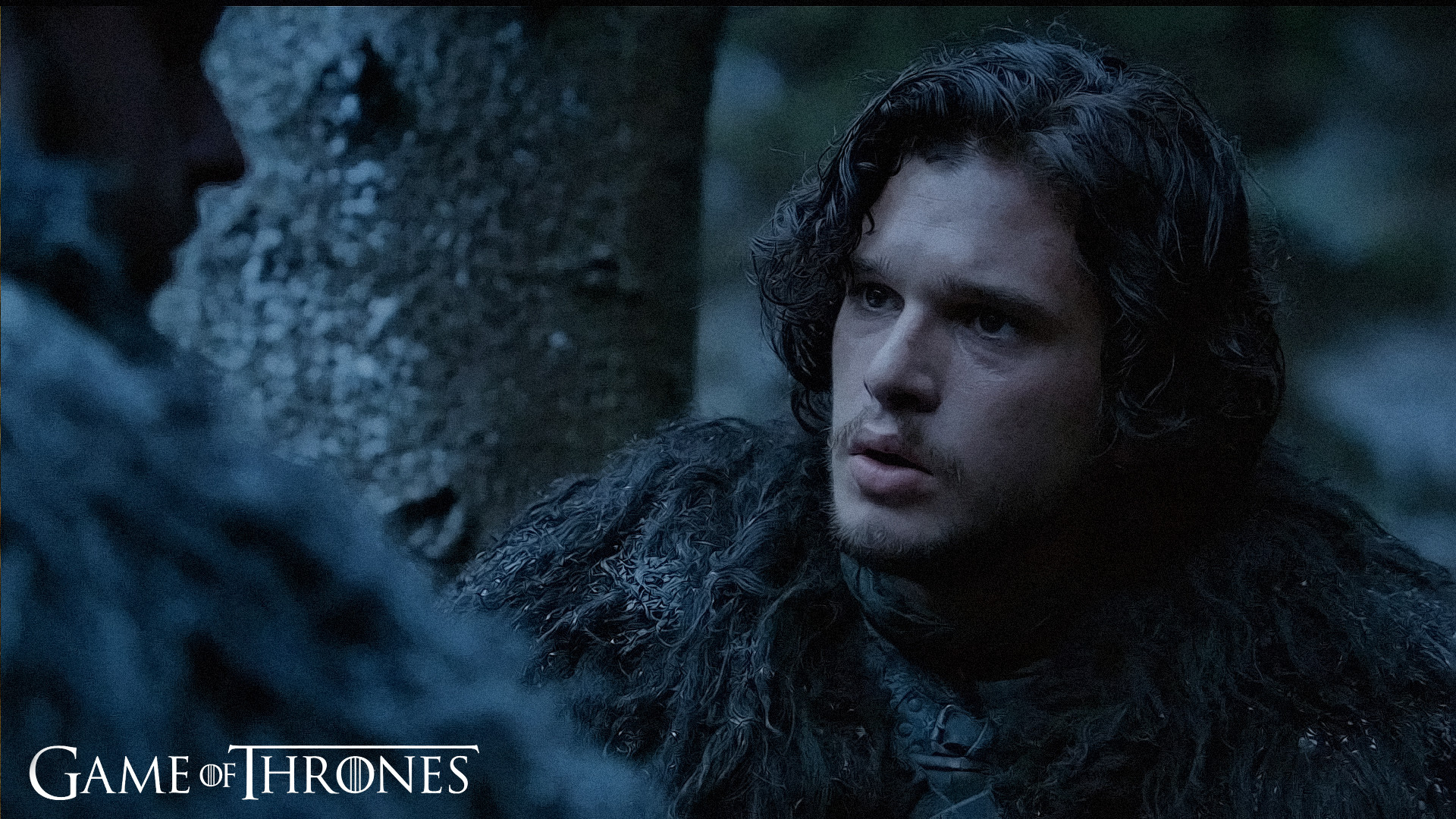 Jon Snow, Kit Harington, Il Trono di Spade, Logo, Full HD, wallpaper per computer