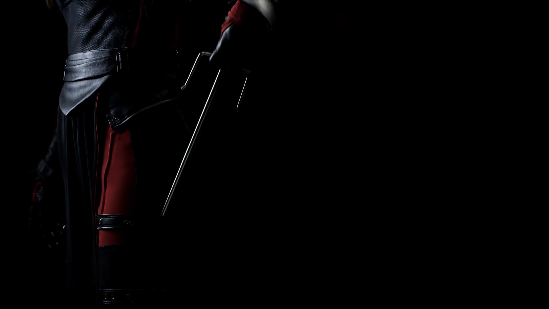 Daredevil, Bastone, Penombra, Sfondo nero, Full HD, wallpaper per PC