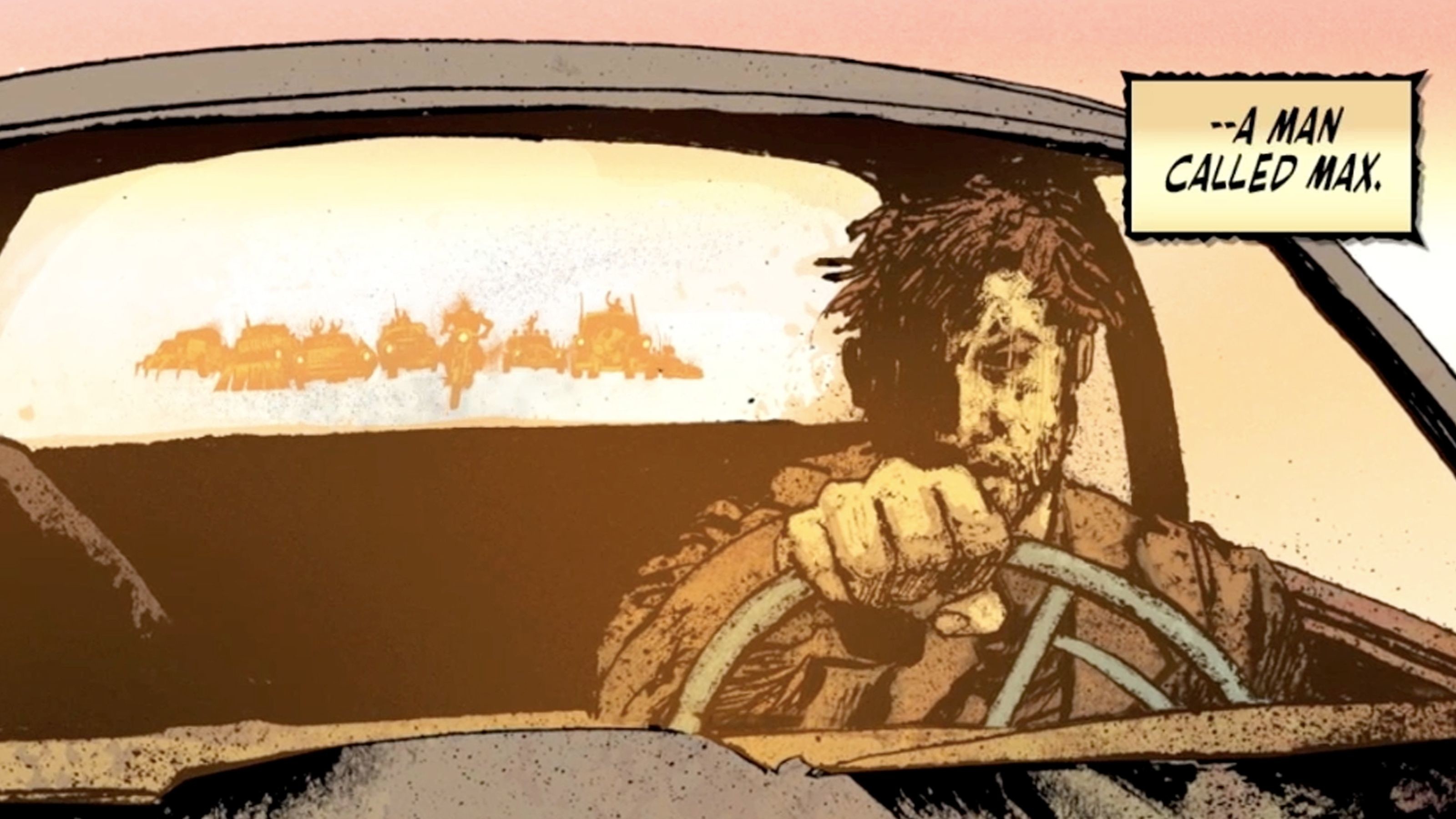 Mad Max, Fumetto, A Man Called Max, Auto, 2K, sfondo per portatile