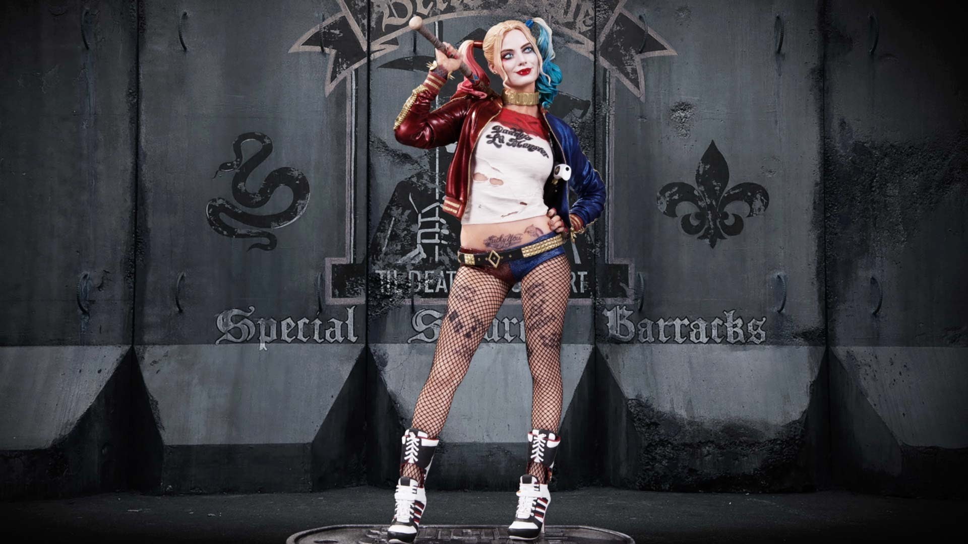 Harley Quinn, Margot Robbie, Suicide Squad, Belle Reve, Full HD, sfondo per portatile