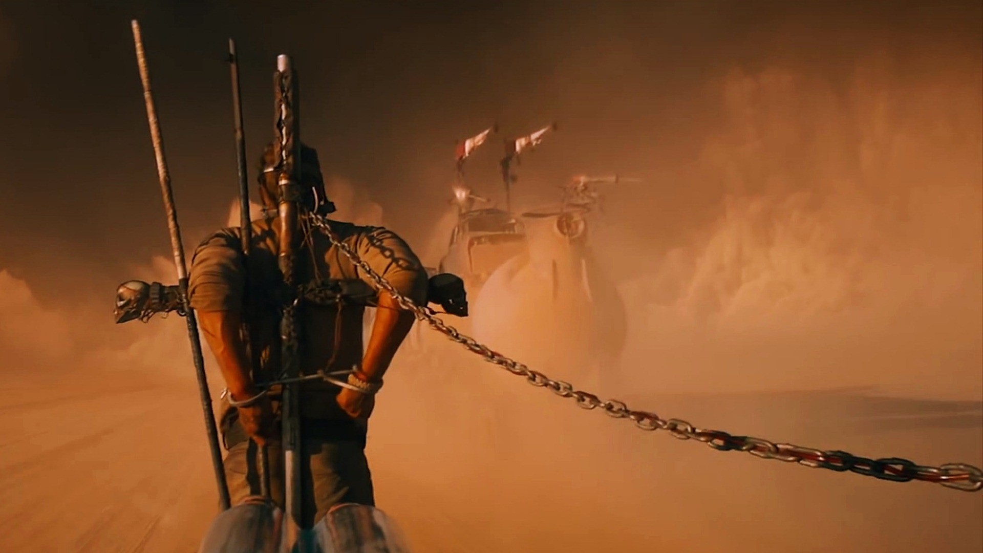 Mad Max, Videogioco, Arpione, Catena, Tempesta di sabbia, Full HD, wallpaper per portatile