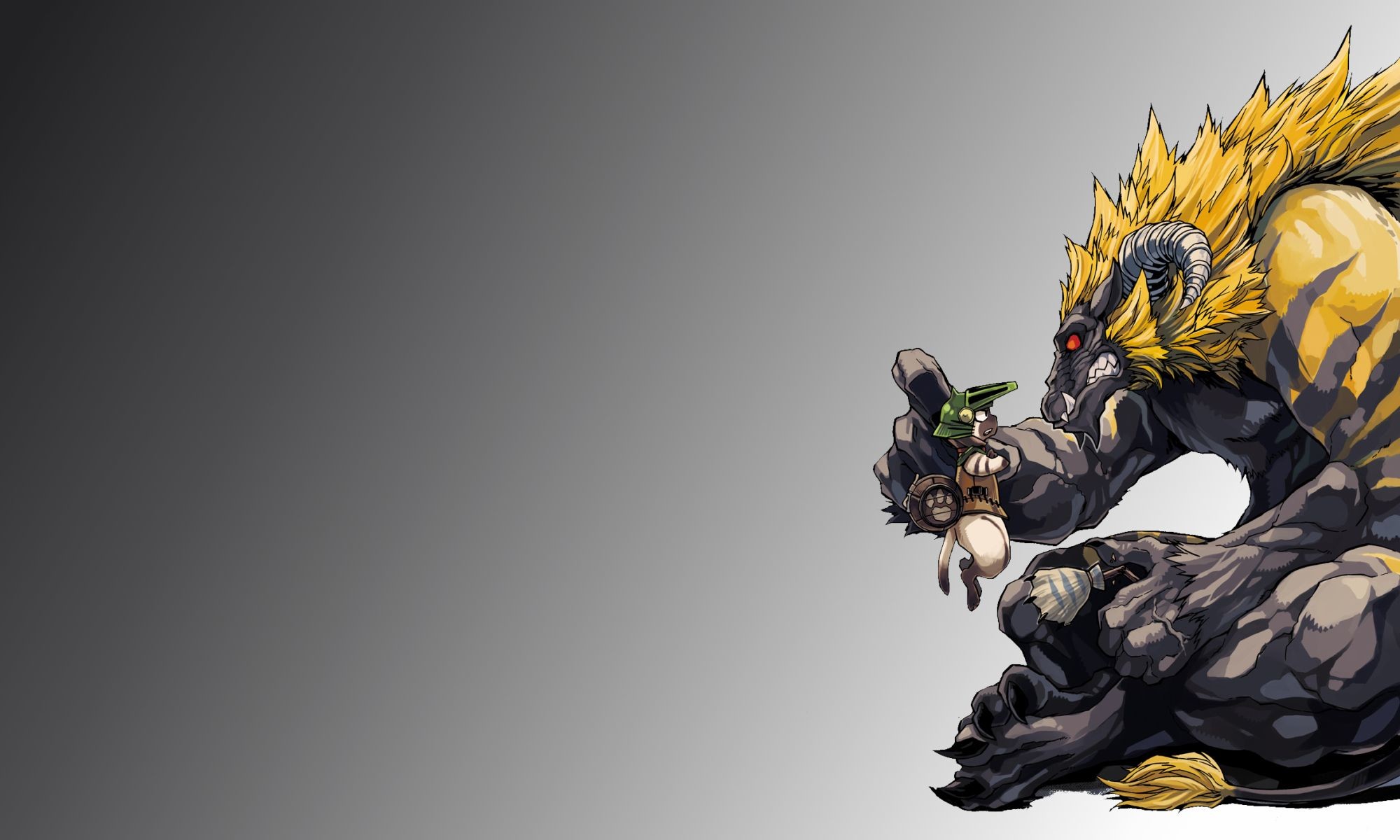 Rajang, Monster Hunter, Sfumatura, Full HD, sfondo per PC e portatile