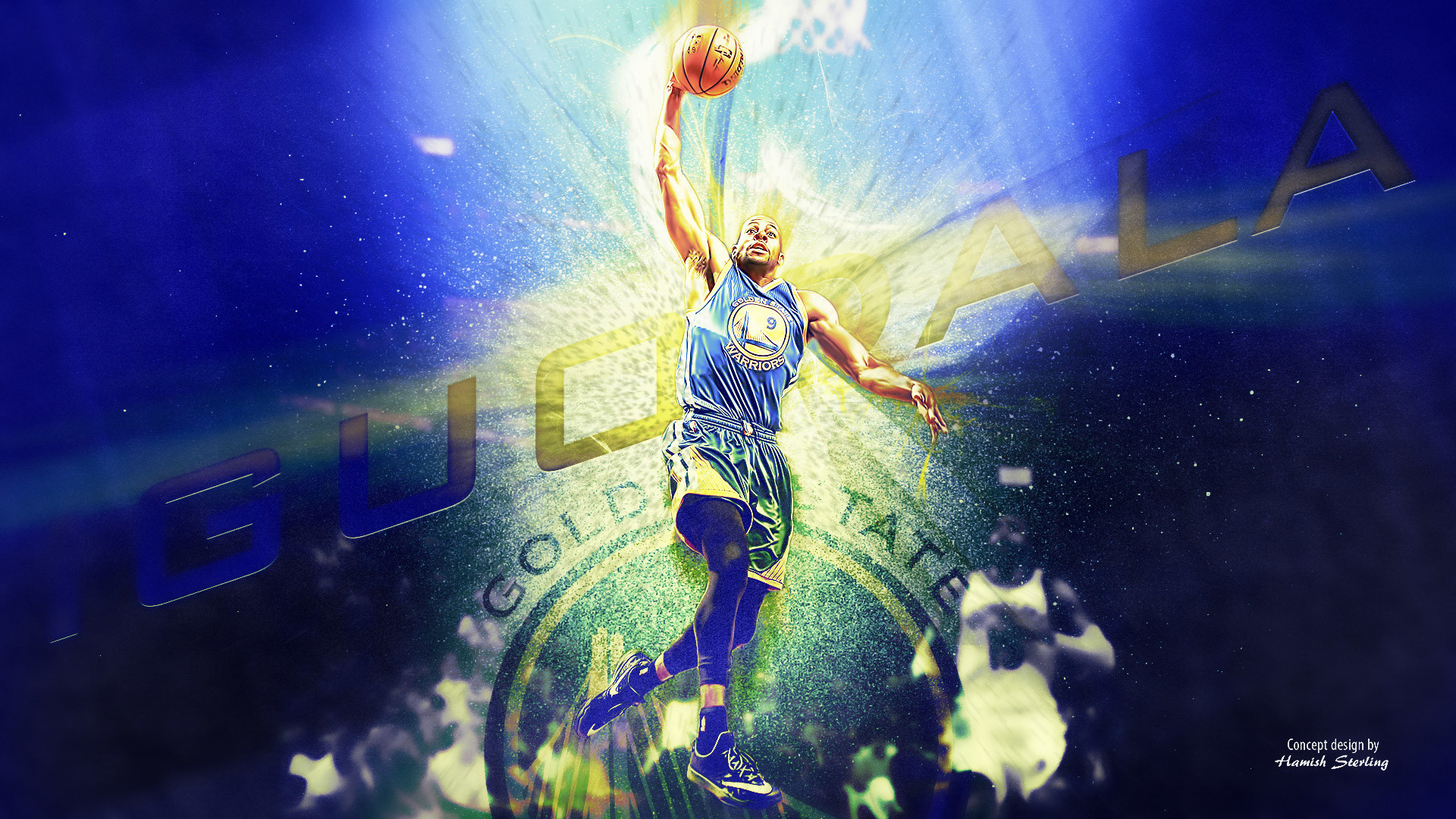 Andre Iguodala, Golden State Warriors, Schiacciata, Full HD, wallpaper per portatile
