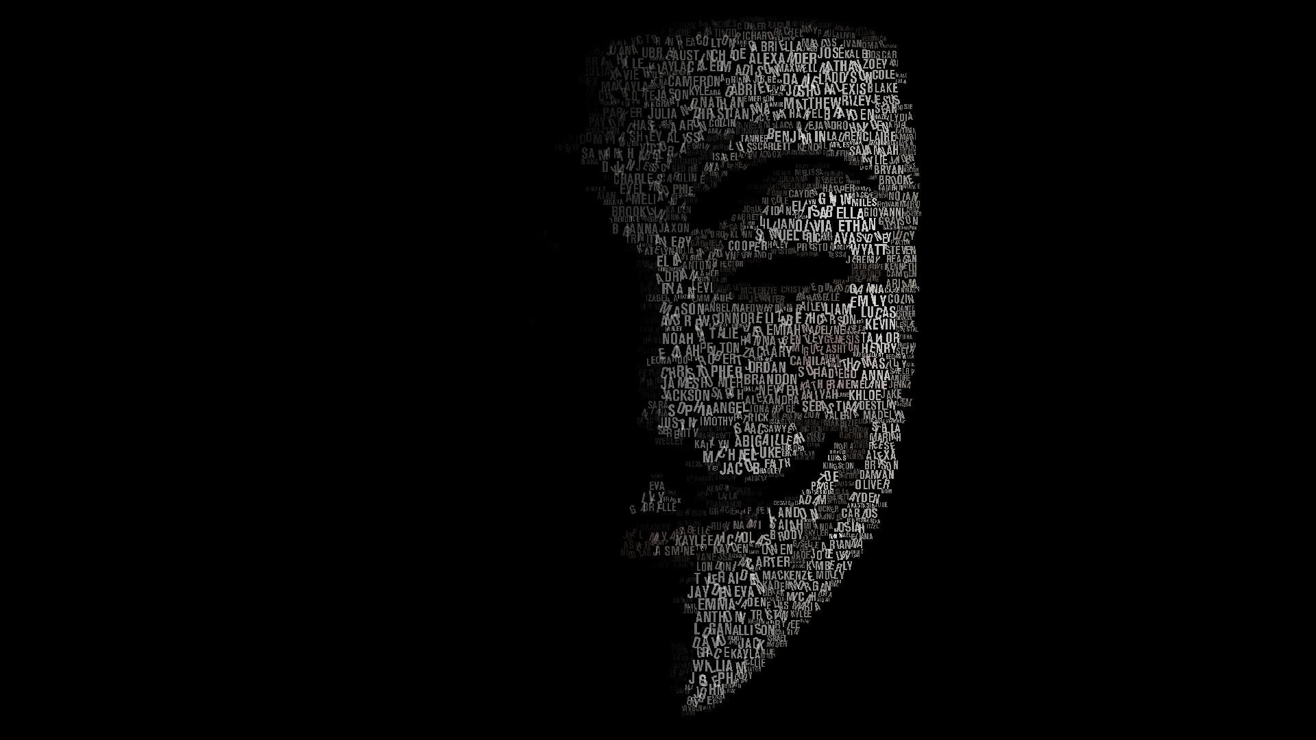 HD Anonymous Wallpaper, sfondo desktop HP