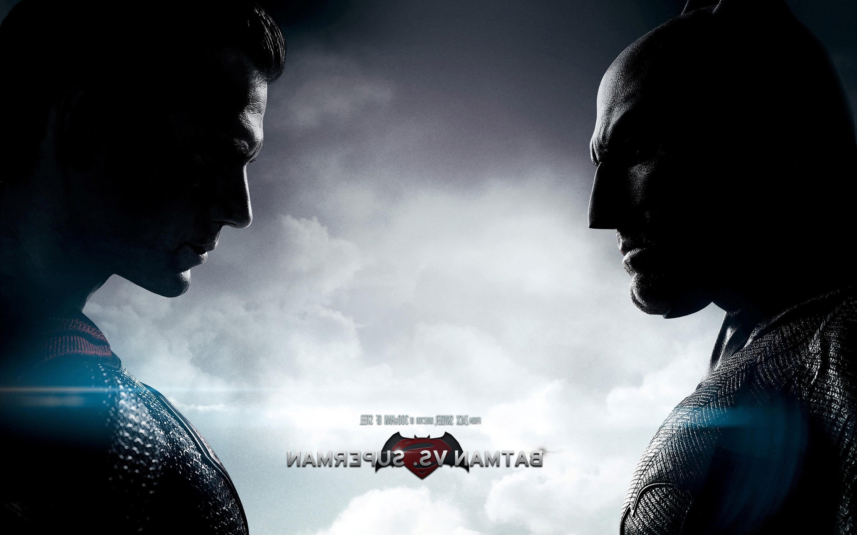 Superman, Batman, Silhouette, Batman v Superman: Dawn of Justice, sfondo MacBook Air