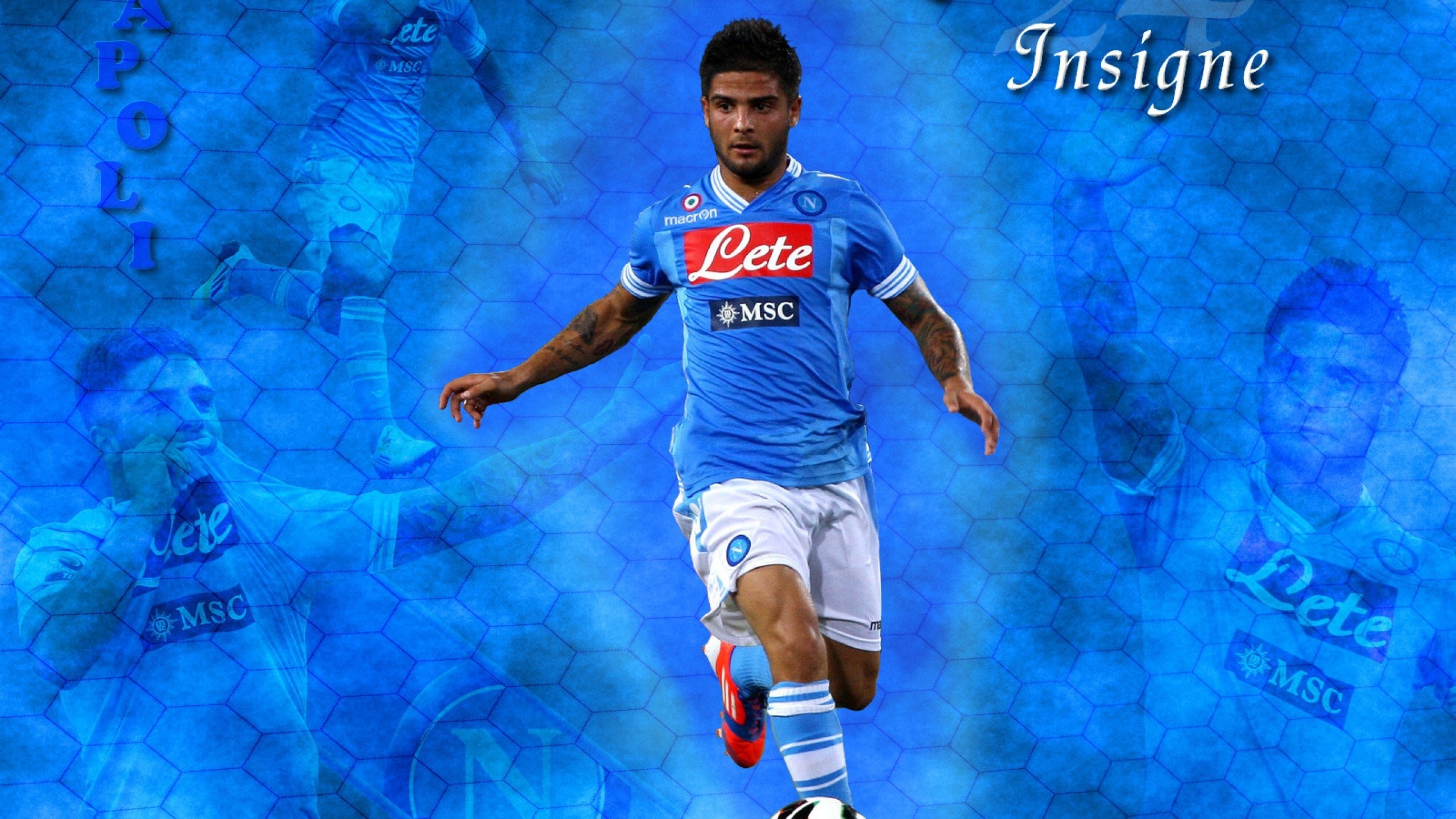 Lorenzo Insigne, SSC Napoli, Calciatore, Azzurro, 2K 1440p, sfondo desktop