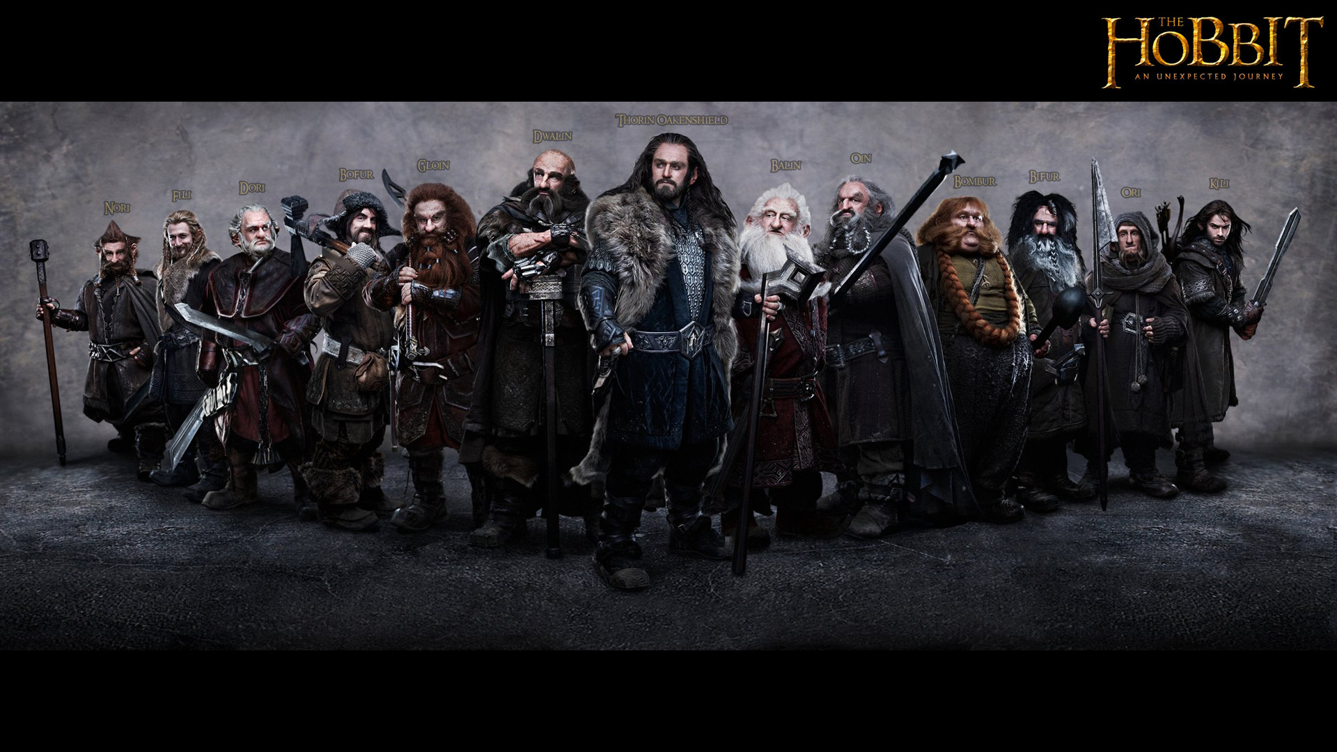 Thorin Scudodiquercia, Compagnia di Thorin, Nani, Lo Hobbit: Un viaggio inaspettato, sfondo 1080p