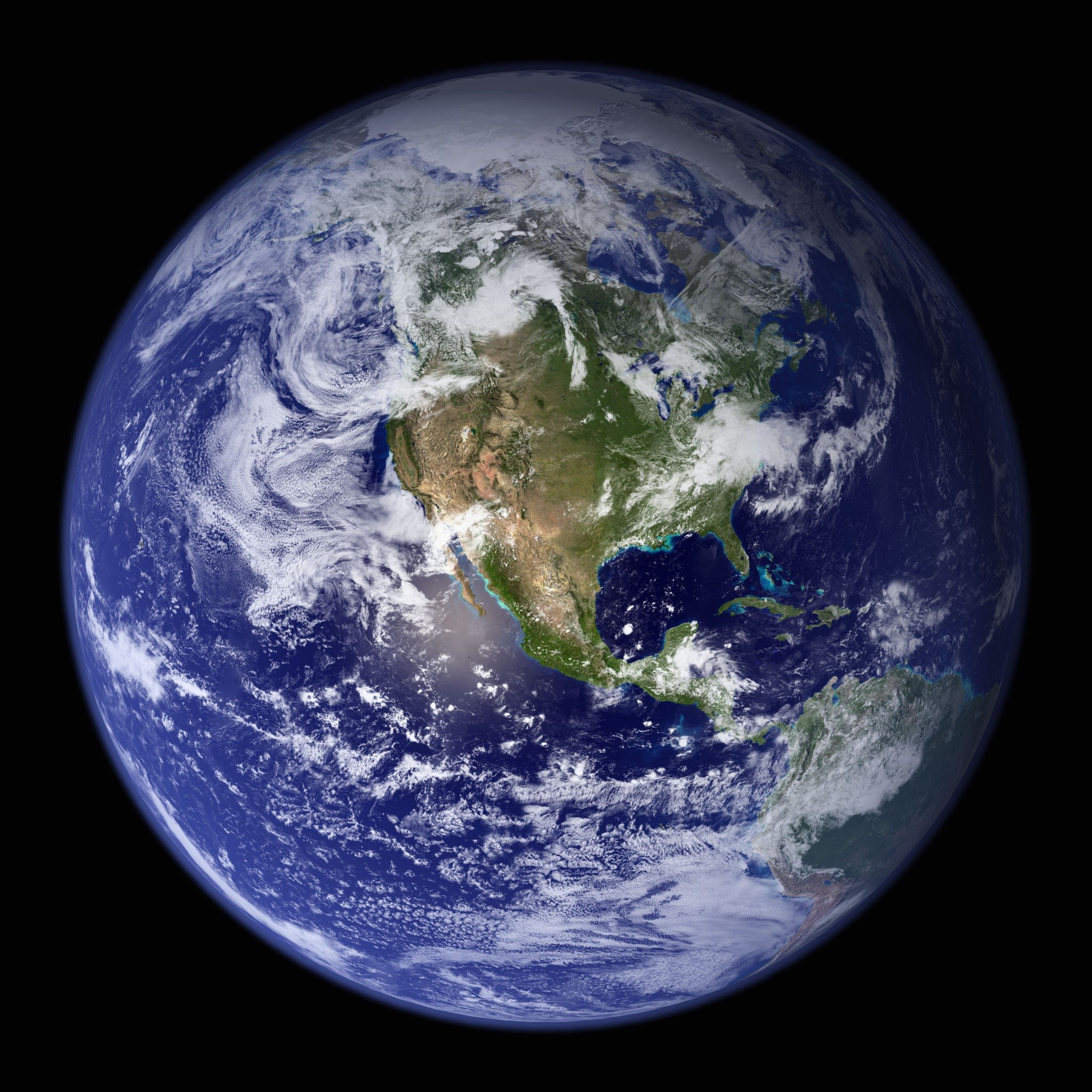 Terra, Pianeta Terra, Nord America, Vista dallo spazio, Full HD, sfondo per iPad e tablet