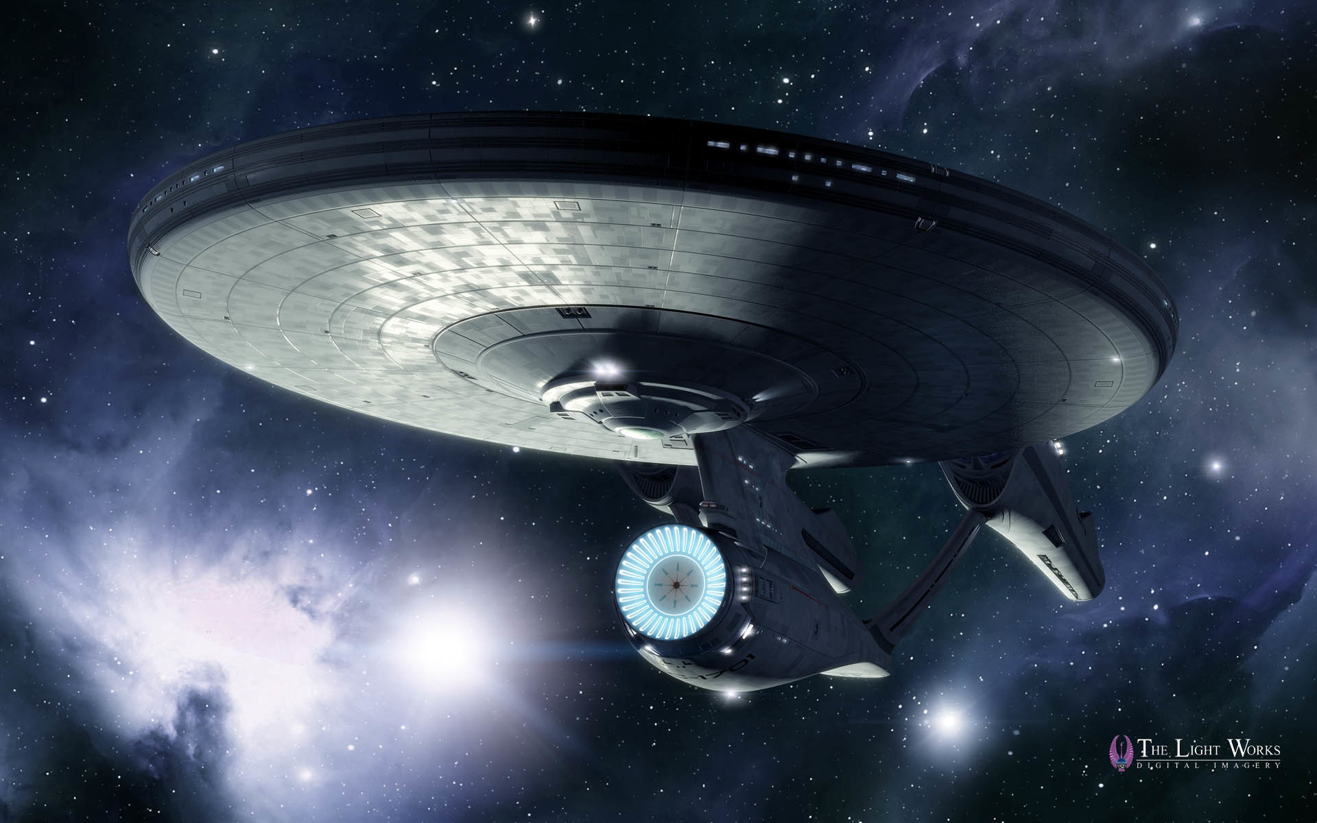 USS Enterprise, Star Trek, Astronave, Spazio, 1920x1200, sfondo per PC