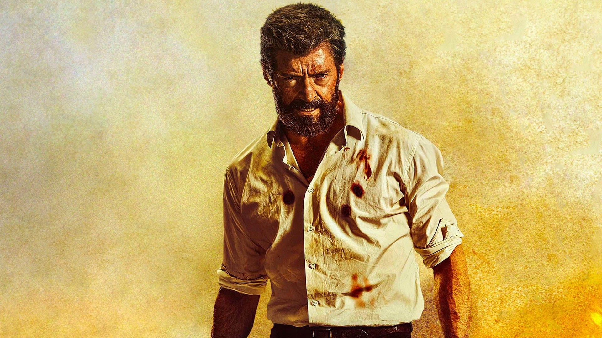 Logan - The Wolverine, Hugh Jackman, Wolverine, Giallo, 16:9 Full HD, sfondo widescreen
