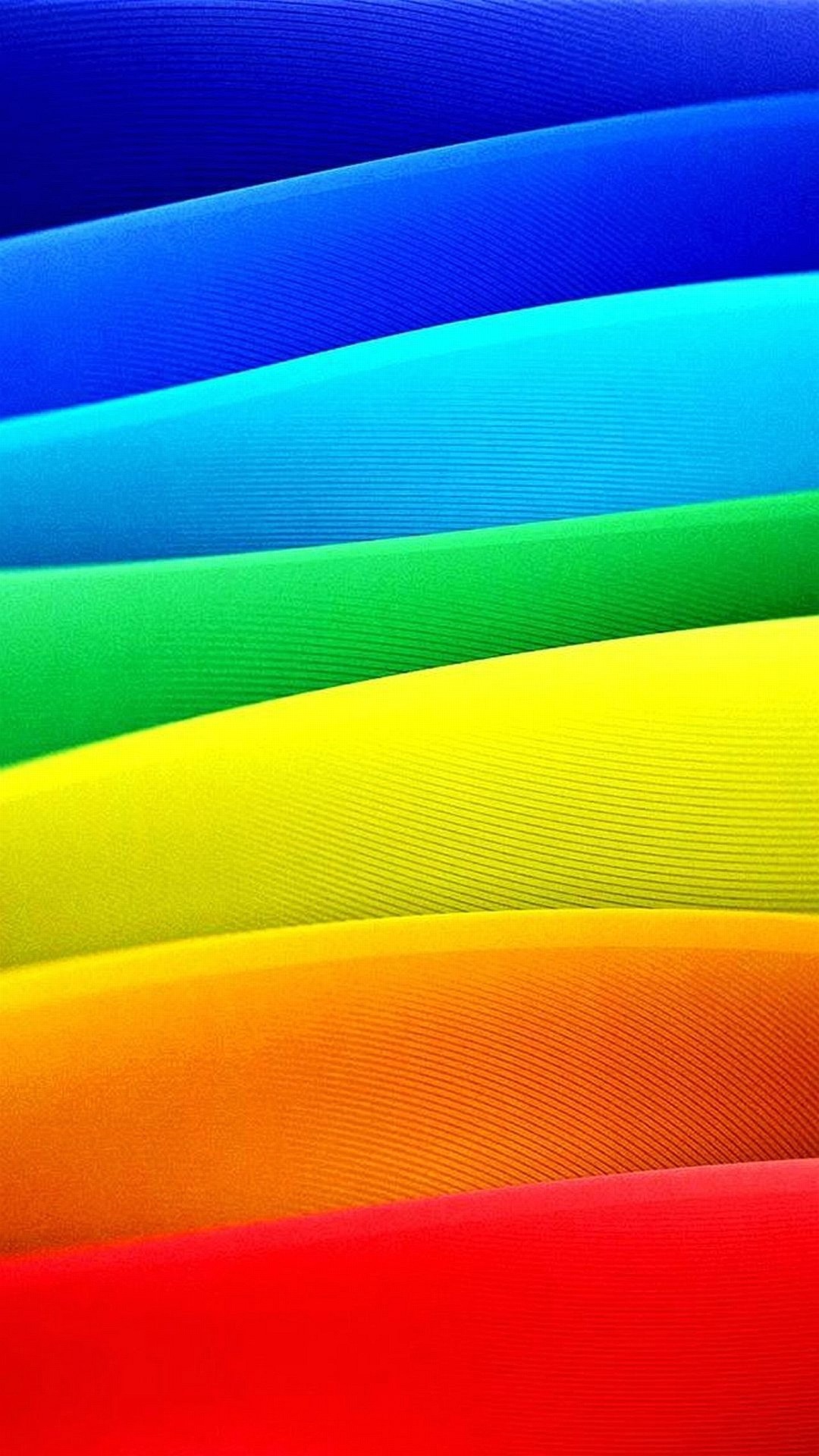 Arcobaleno, Onde colorate, Astratto, wallpaper iPhone 6