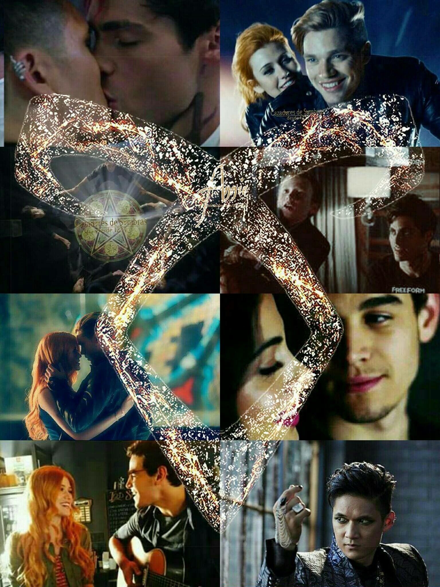 Shadowhunters, Runa Angelica, Collage, Coppie, QHD+, wallpaper per tablet
