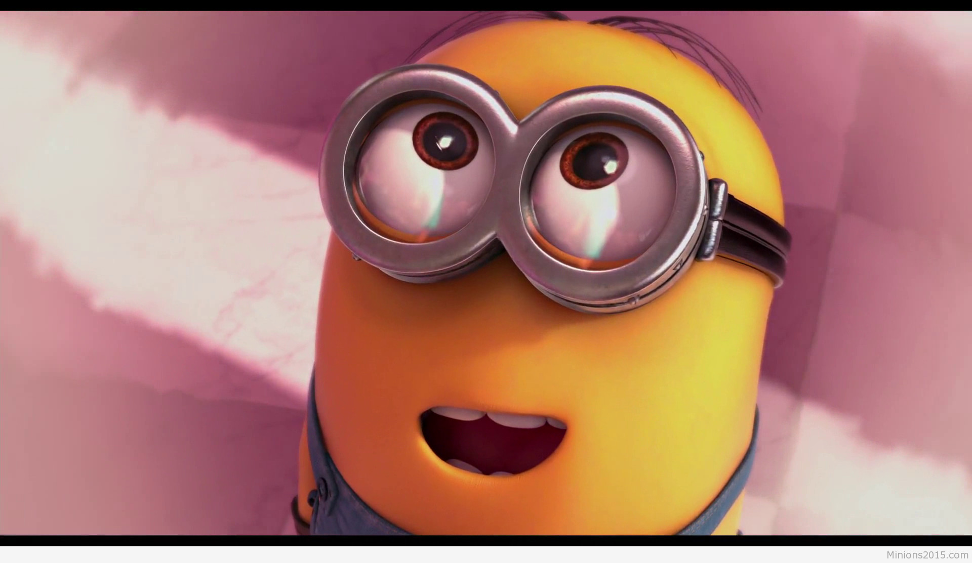 Minion, Primo piano, Sfondo rosa, Full HD, wallpaper per portatile