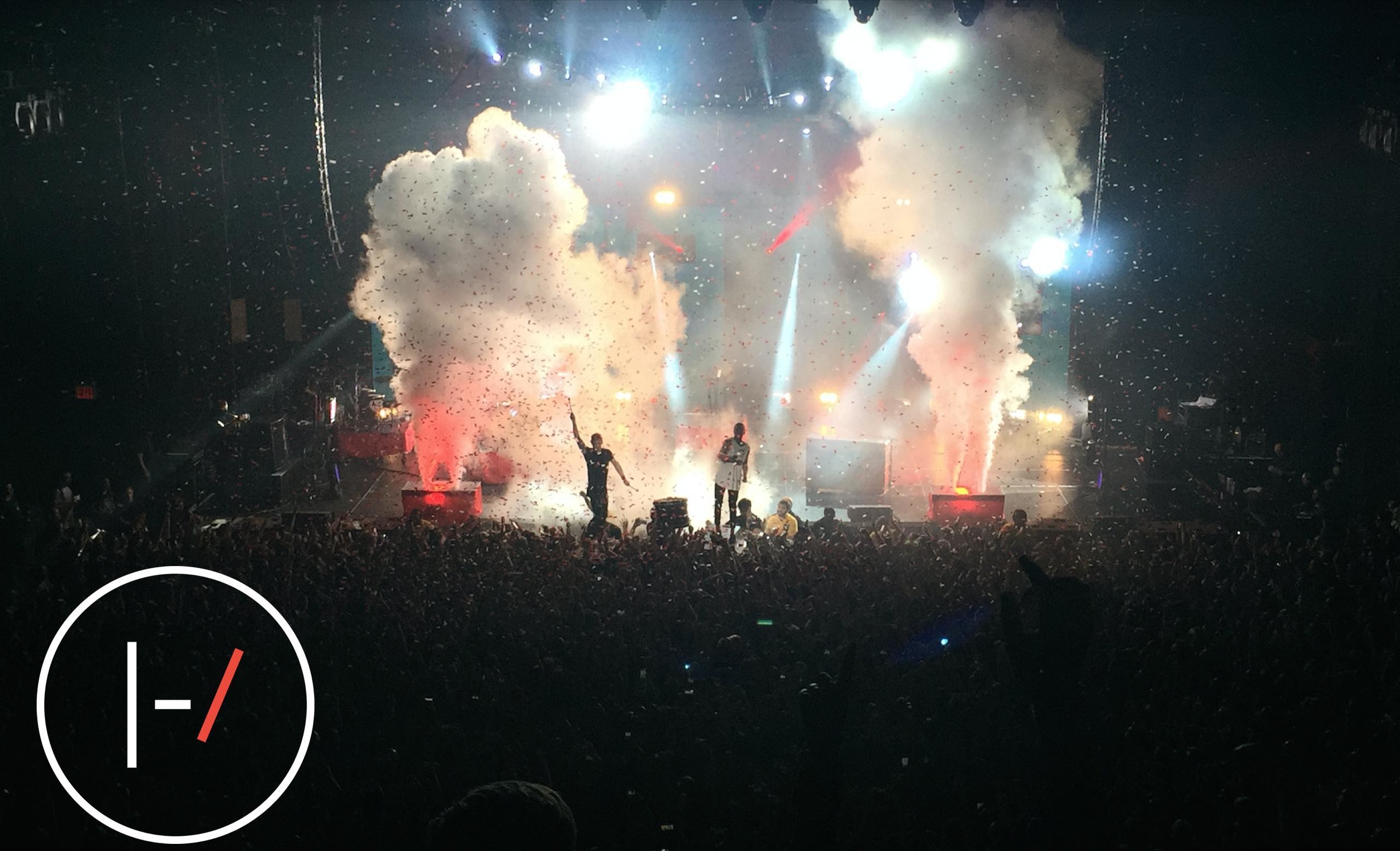 Twenty One Pilots, Concerto, Palco, Logo, 2K, sfondo desktop